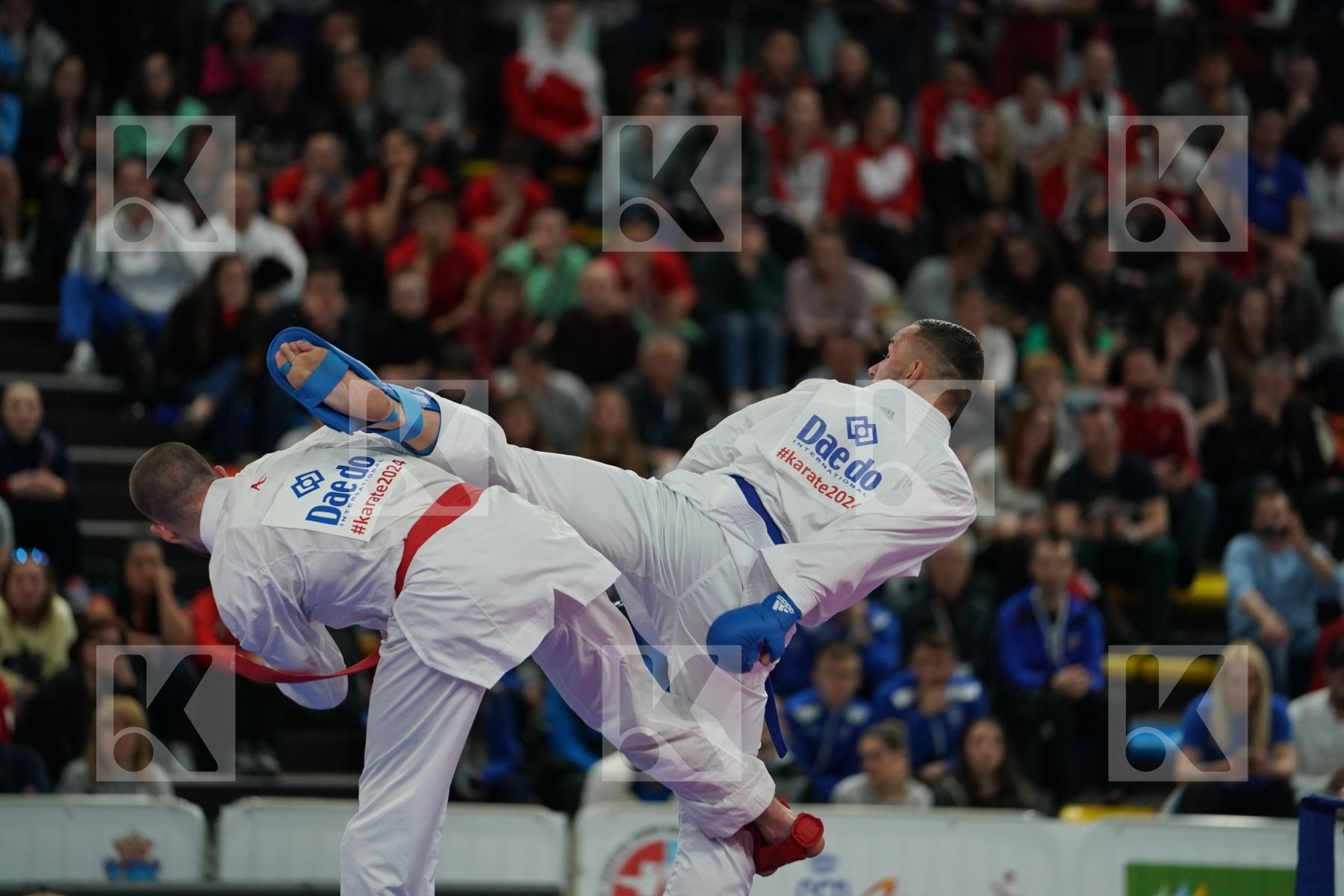 HODZIC MARIO (MONTENEGRO) vs DACOSTA STEVEN (FRANCE) in Senior Kumite -67 Kg - Final bout