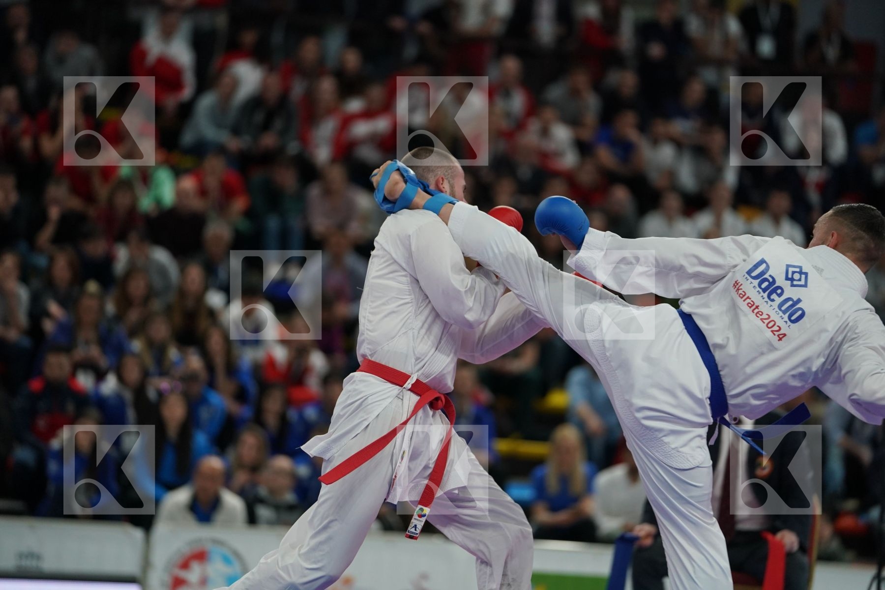 HODZIC MARIO (MONTENEGRO) vs DACOSTA STEVEN (FRANCE) in Senior Kumite -67 Kg - Final bout