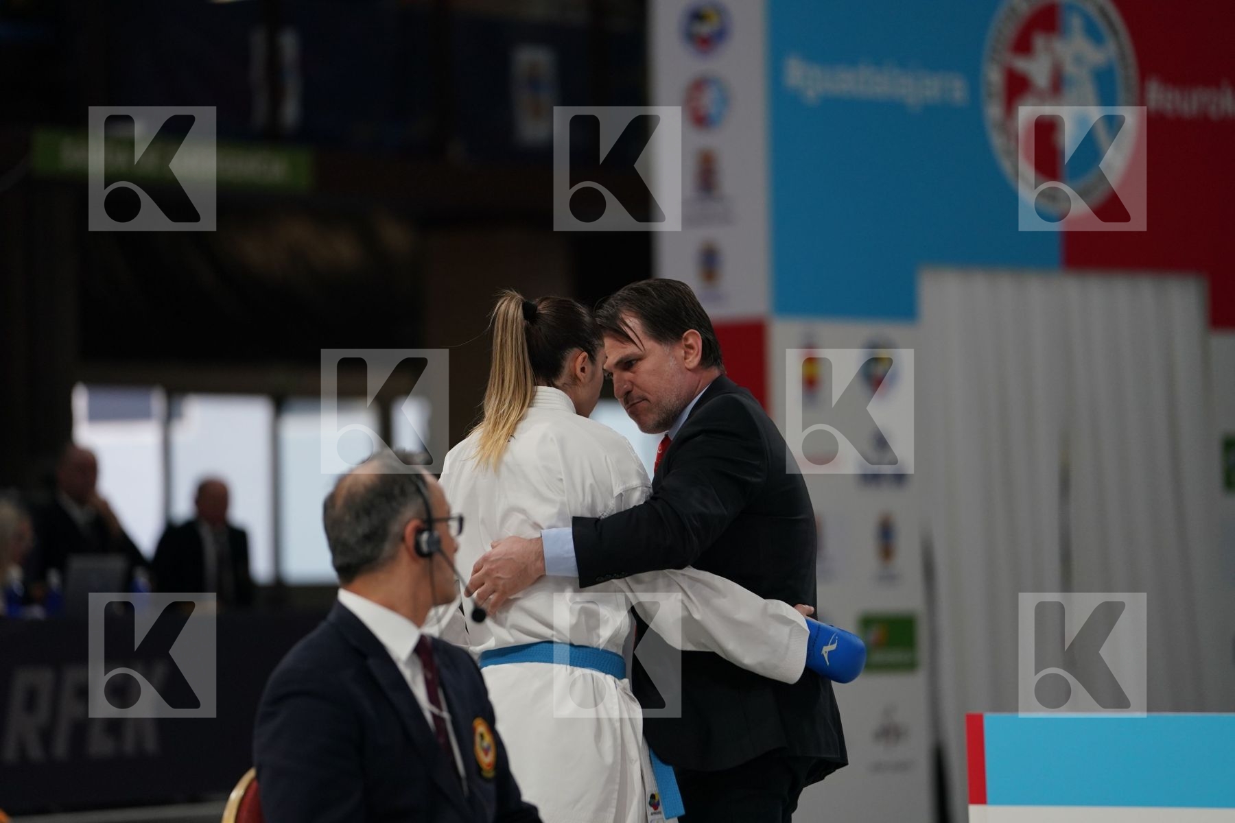 UKRAINE vs TURKEY in Senior Team Female Kumite - Final bout