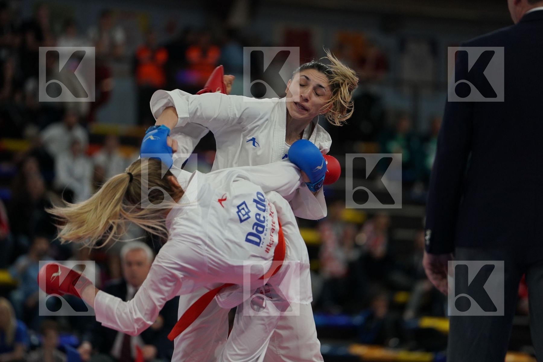 UKRAINE vs TURKEY in Senior Team Female Kumite - Final bout