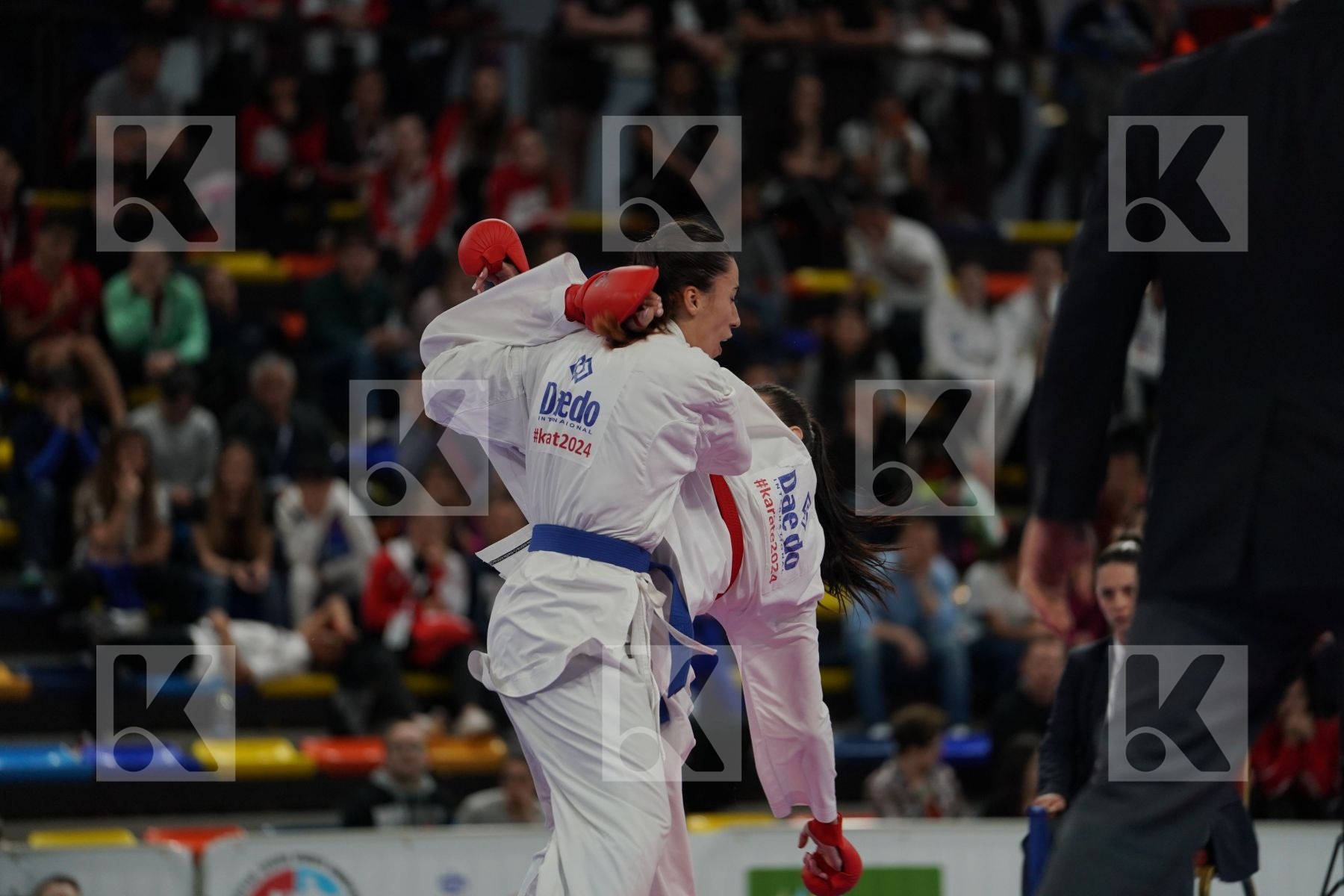 UKRAINE vs TURKEY in Senior Team Female Kumite - Final bout