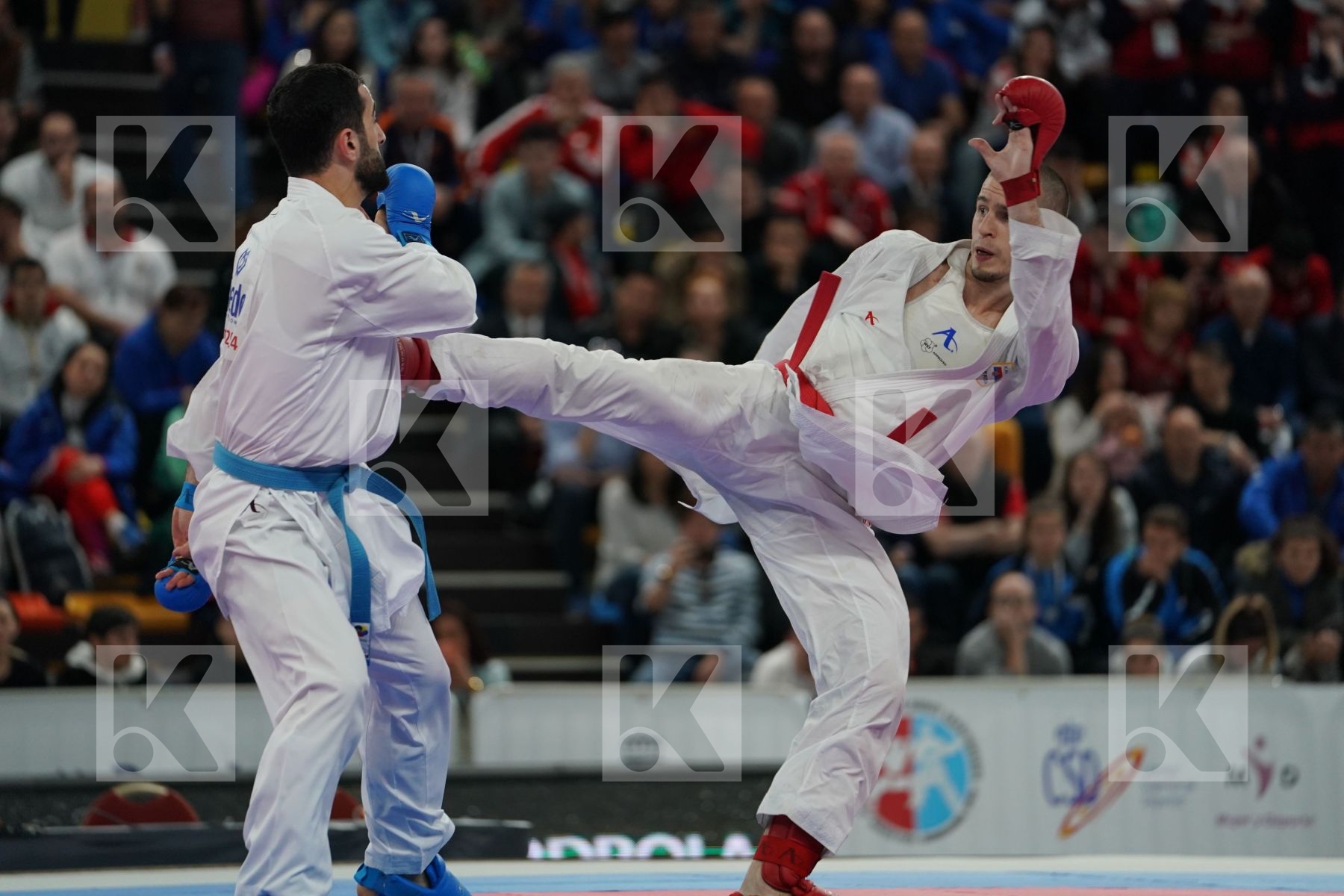 SERBIA vs TURKEY in Senior Team Male Kumite - Final bout