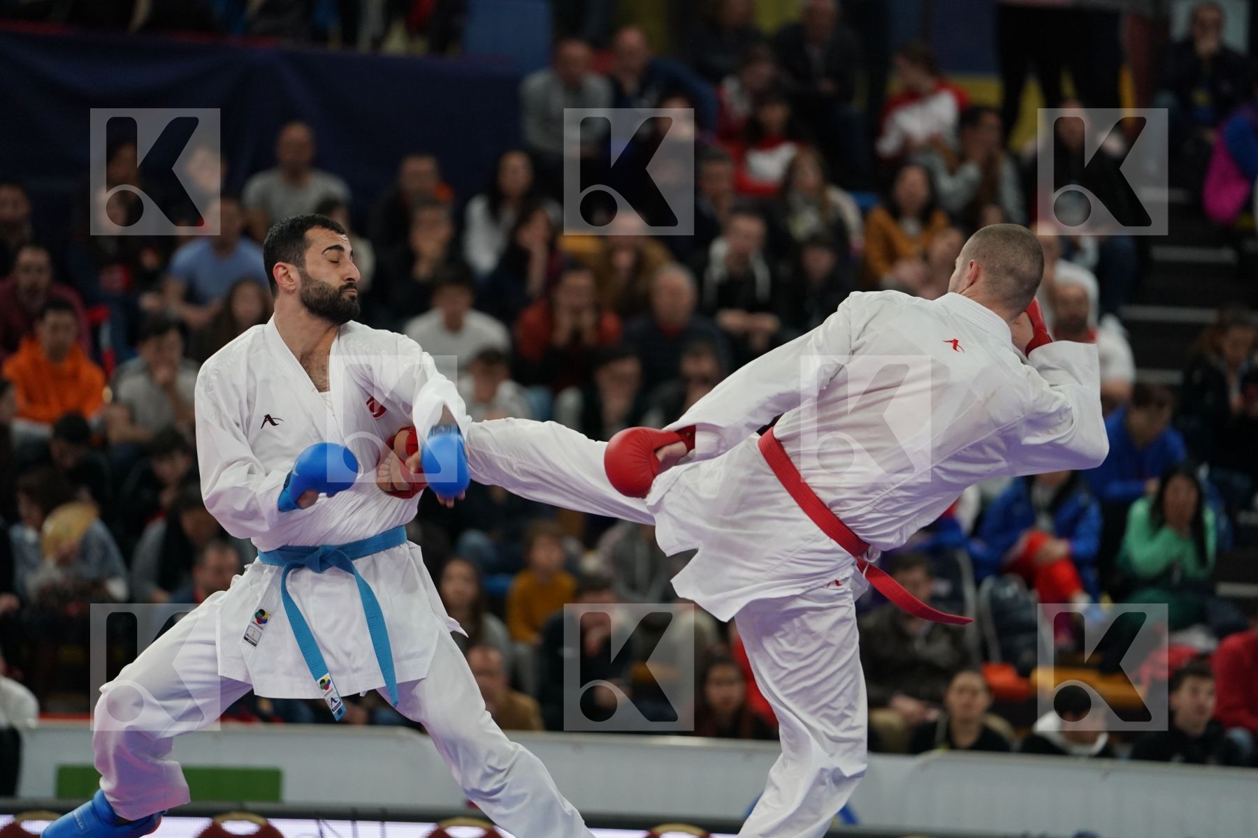 SERBIA vs TURKEY in Senior Team Male Kumite - Final bout
