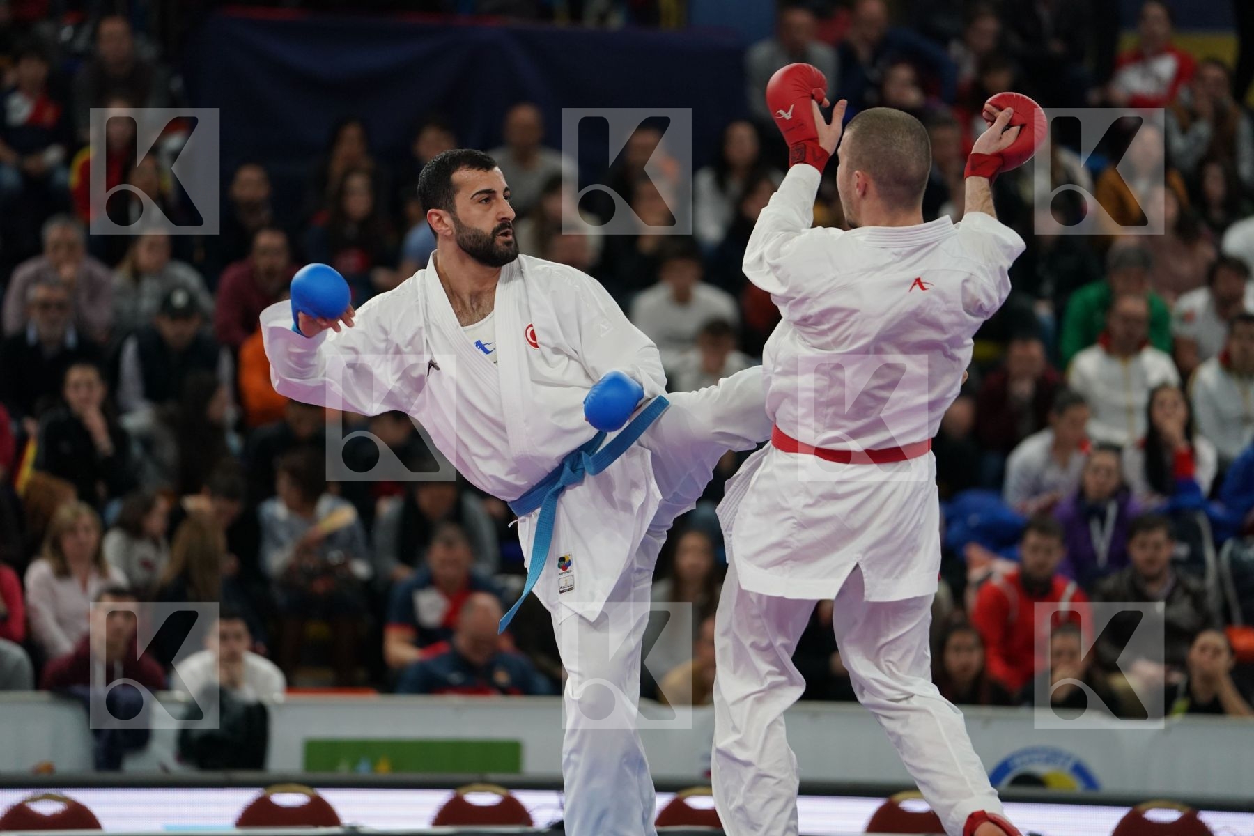 SERBIA vs TURKEY in Senior Team Male Kumite - Final bout
