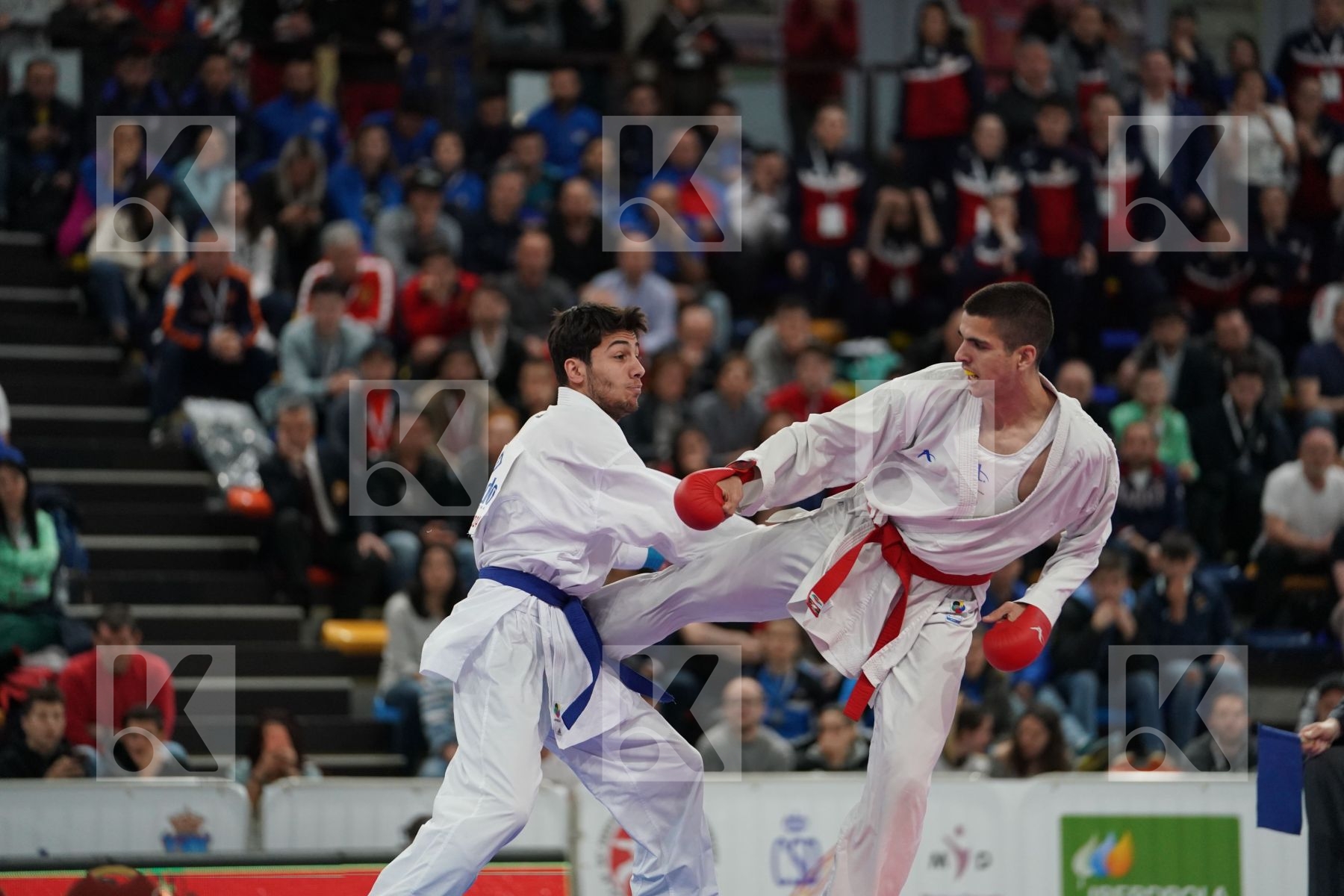 SERBIA vs TURKEY in Senior Team Male Kumite - Final bout
