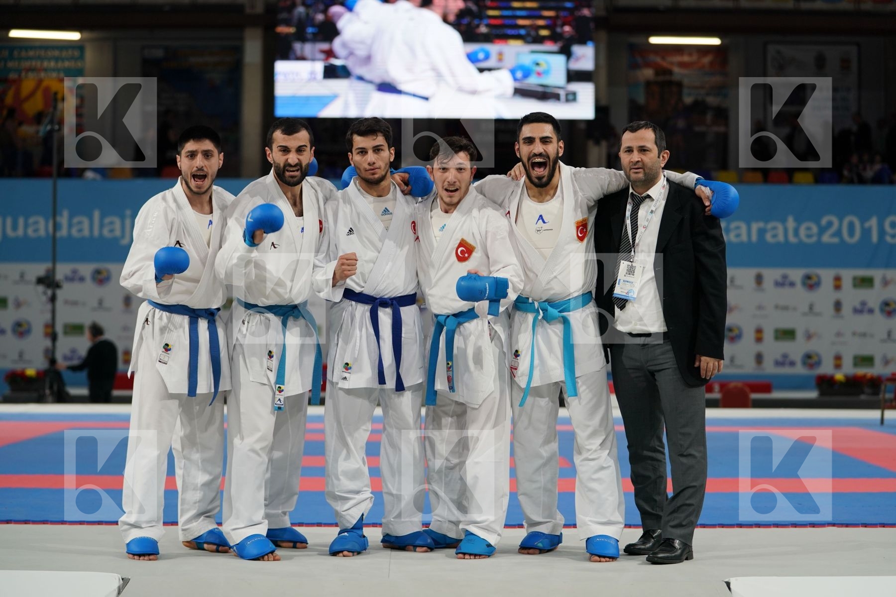 ITALY in Senior Team Male Kumite - Final bout