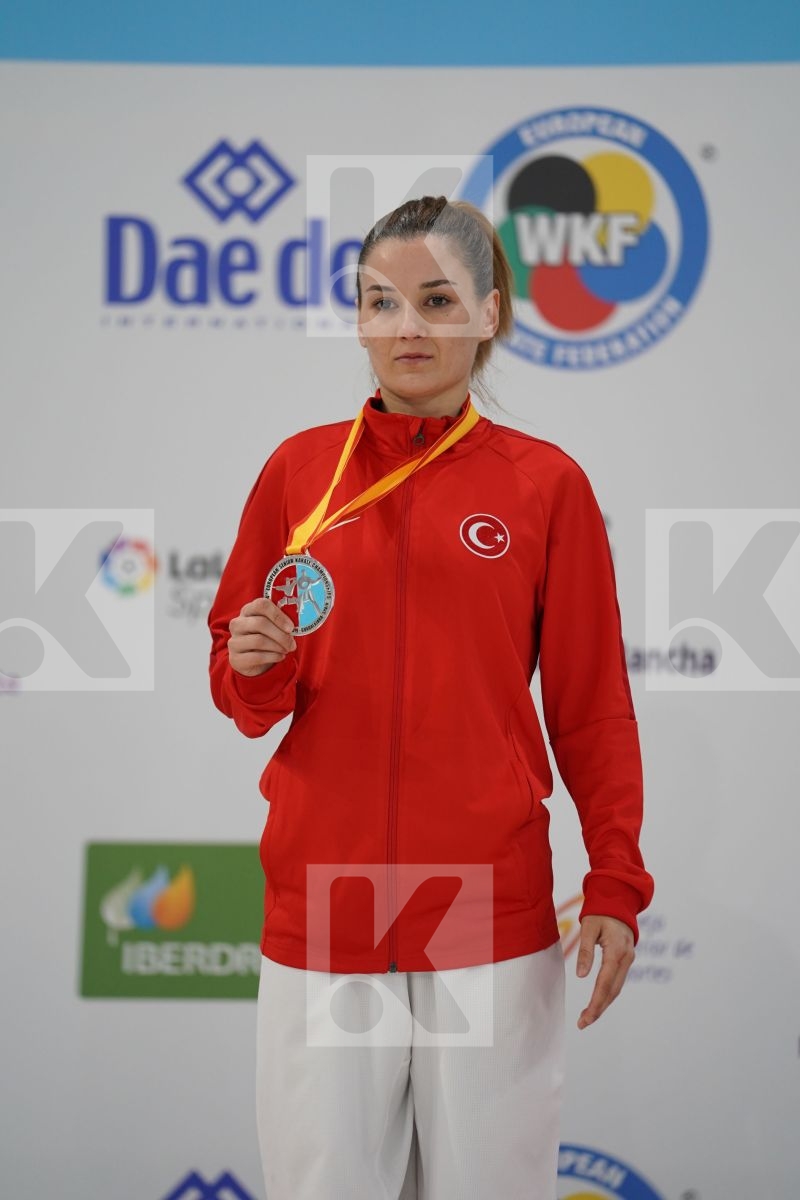YAKAN TUBA (TURKEY) in Senior Kumite -55 Kg - Podium ceremony