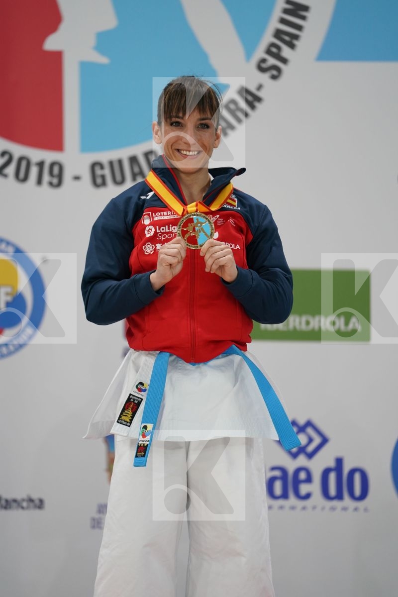 SANCHEZ JAIME SANDRA (SPAIN) in Senior Female Kata - Podium ceremony