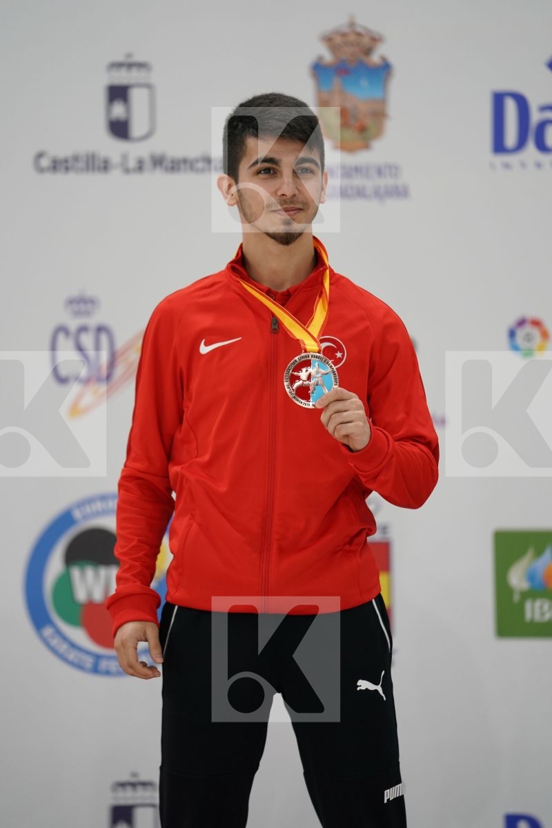 SAMDAN ERAY (TURKEY) in Senior Kumite -60 Kg - Podium ceremony