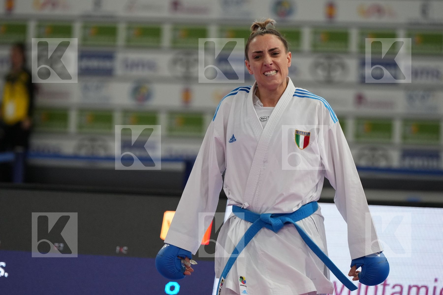 AGIER ALIZEE (FRANCE) vs SEMERARO SILVIA (ITALY) in Female Kumite -68 Kg - bronze bout