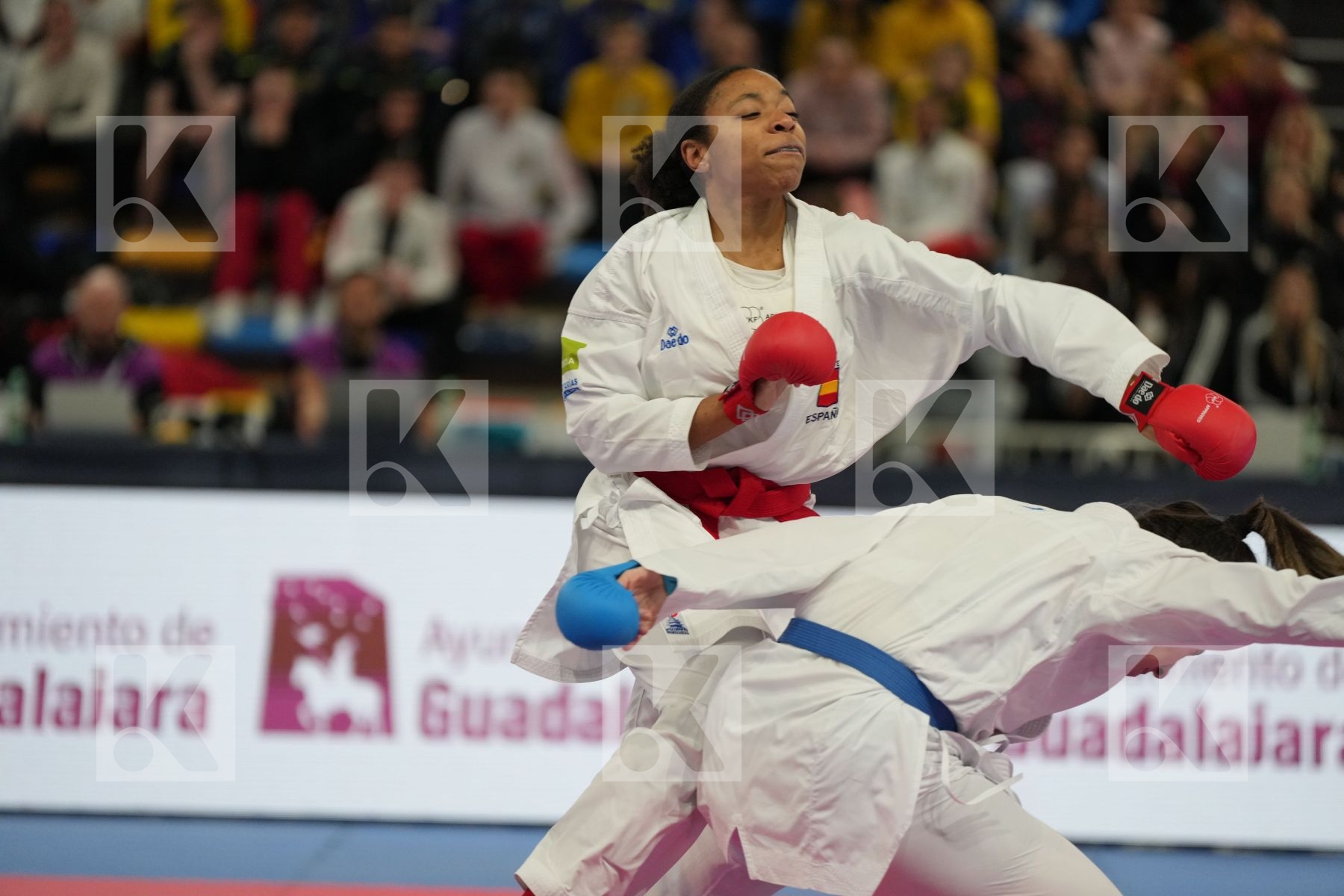 NIETO MEJIAS MARIA ISABEL (SPAIN) vs ELTEMUR EDA (TURKEY) in Female Kumite -68 Kg - bronze bout