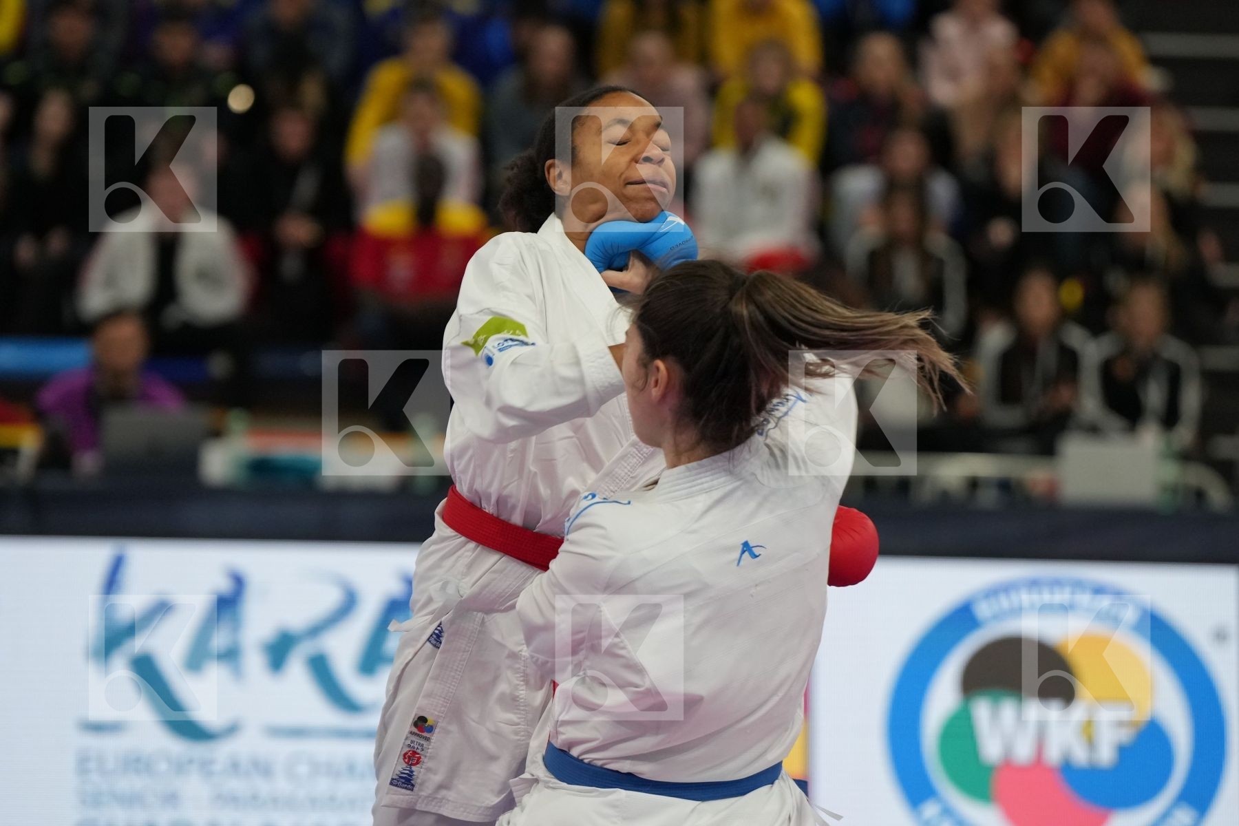 NIETO MEJIAS MARIA ISABEL (SPAIN) vs ELTEMUR EDA (TURKEY) in Female Kumite -68 Kg - bronze bout