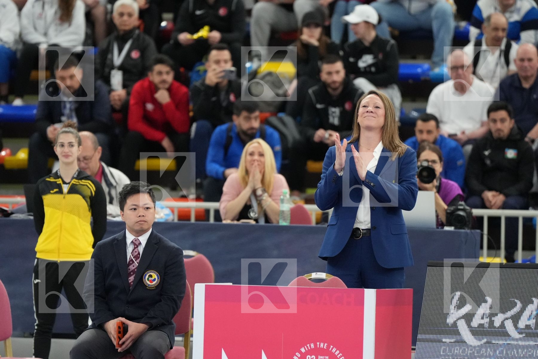 NIETO MEJIAS MARIA ISABEL (SPAIN) vs ELTEMUR EDA (TURKEY) in Female Kumite -68 Kg - bronze bout