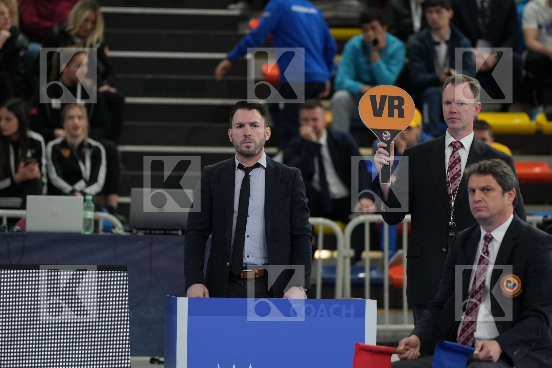 GYURIK ADI (SLOVAKIA) vs MASTROGIANNIS KONSTANTINOS (GREECE) in Male Kumite -84 Kg - bronze bout