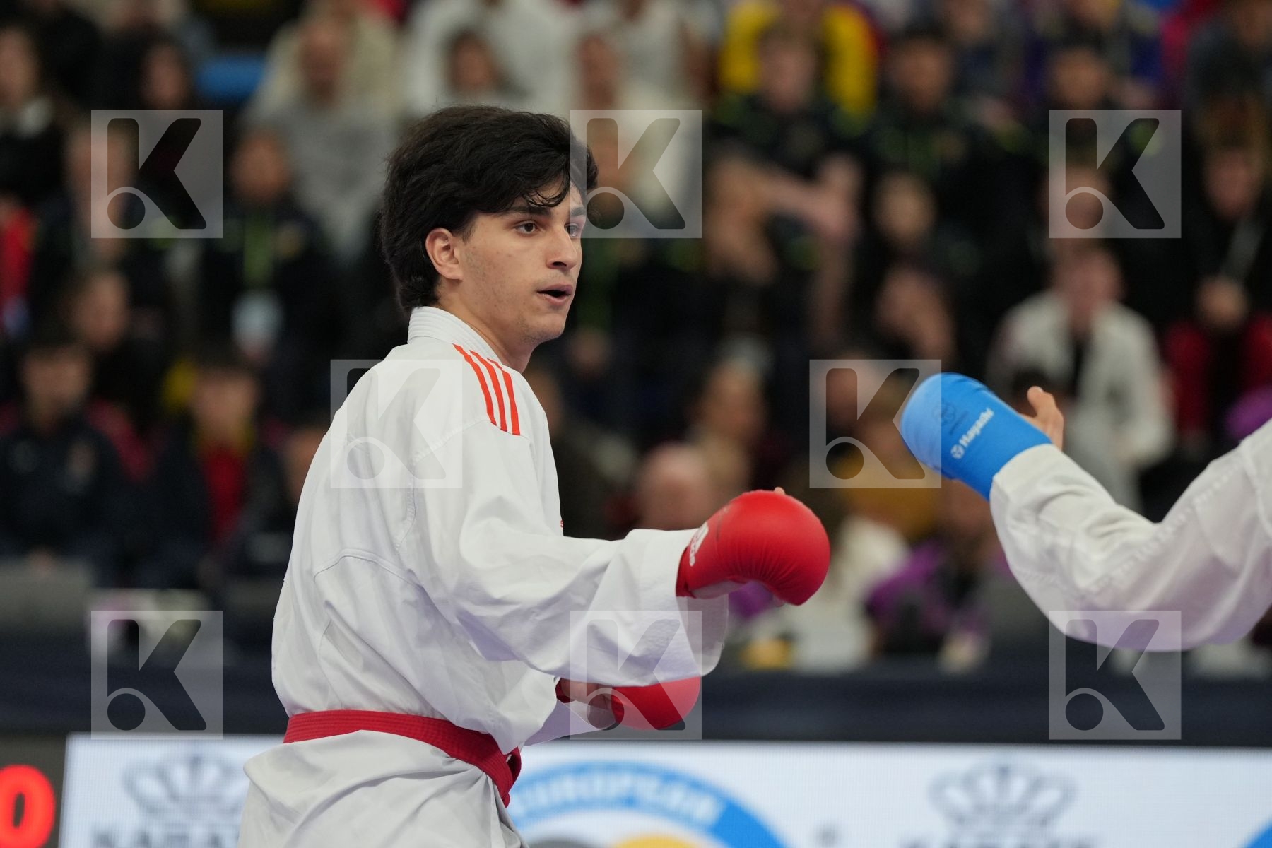 VASADZE LUKA (GEO) vs TIMMERMANS BRIAN (NETHERLAND) in Male Kumite -84 Kg - bronze bout