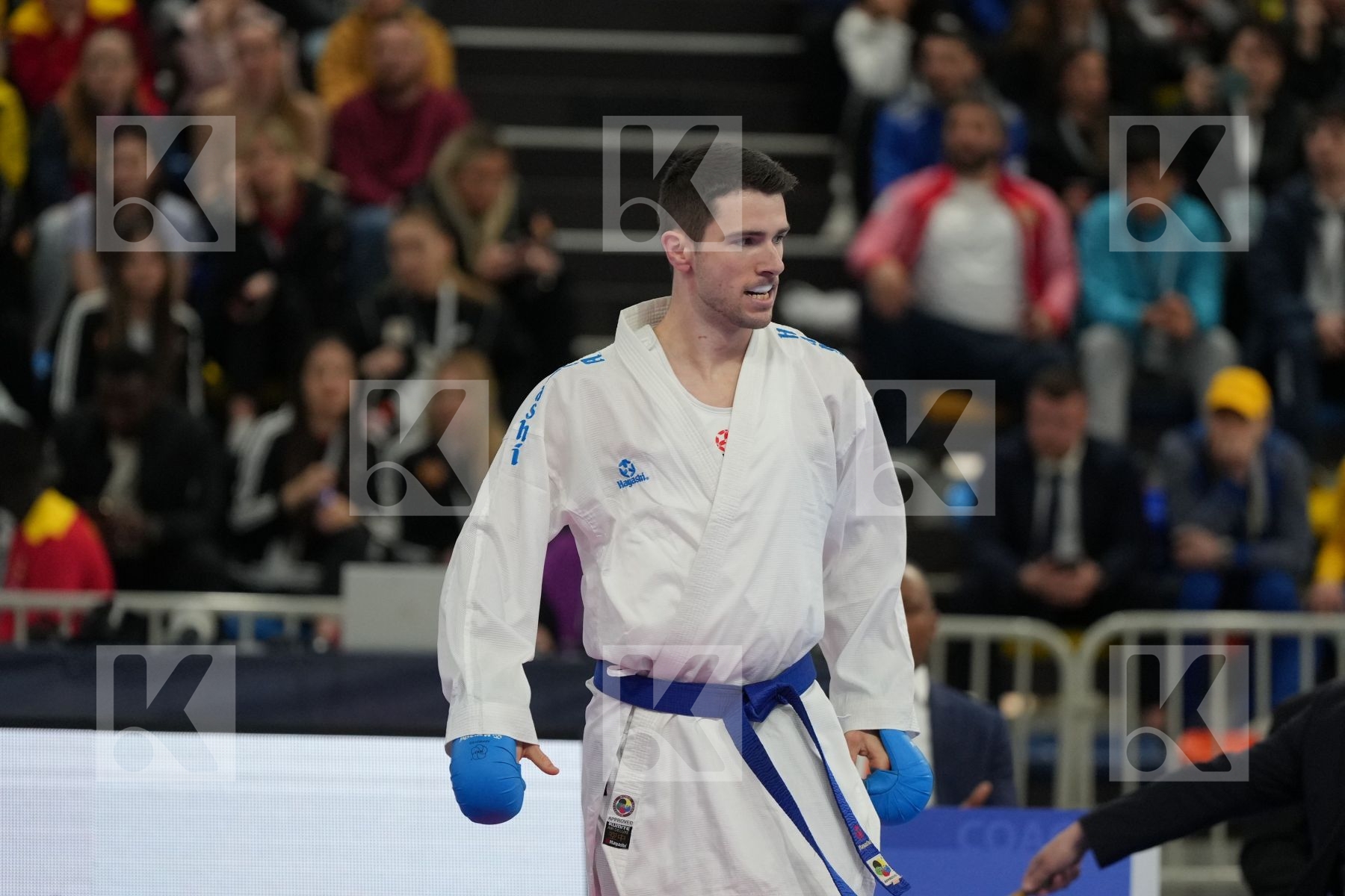 VASADZE LUKA (GEO) vs TIMMERMANS BRIAN (NETHERLAND) in Male Kumite -84 Kg - bronze bout