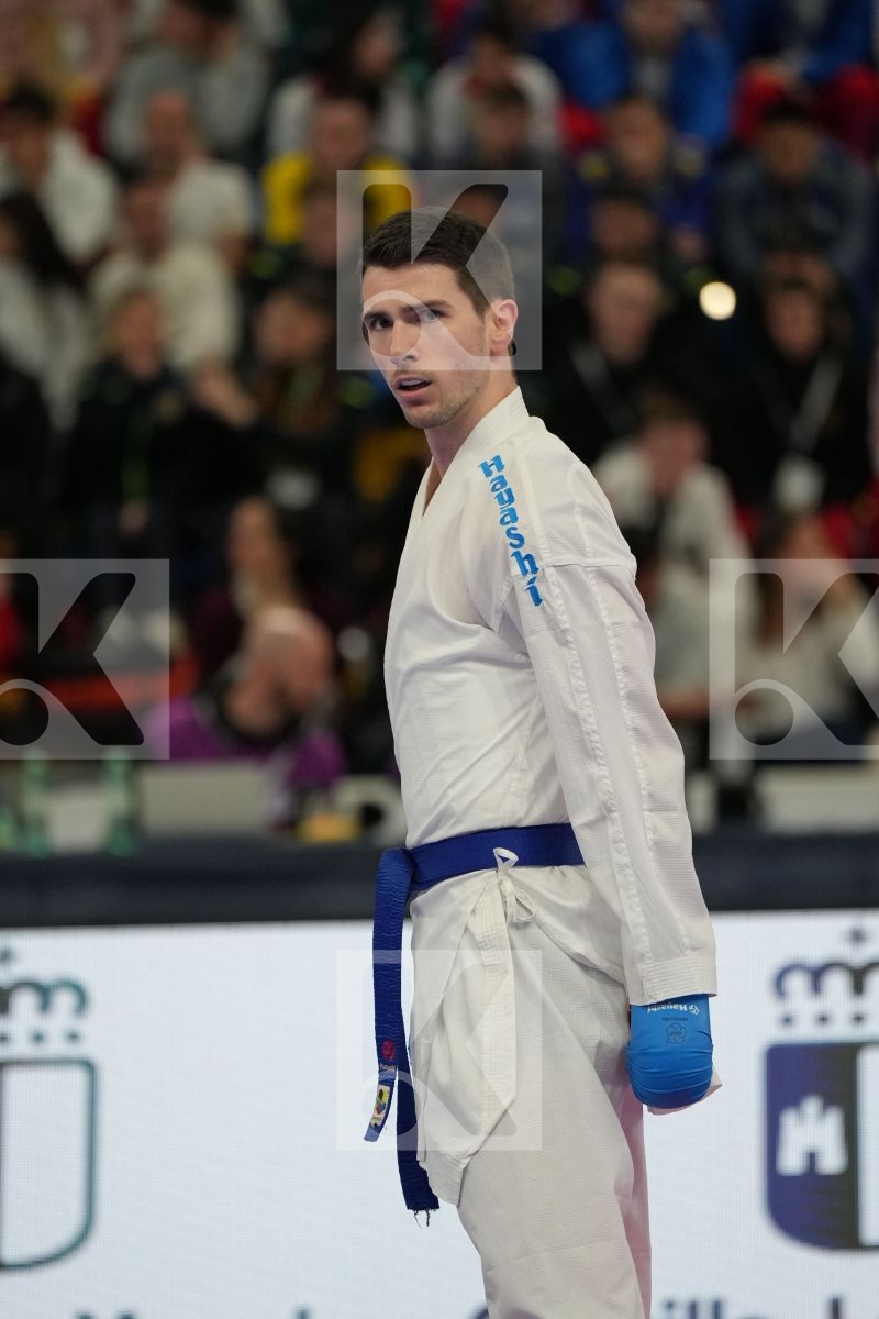VASADZE LUKA (GEO) vs TIMMERMANS BRIAN (NETHERLAND) in Male Kumite -84 Kg - bronze bout