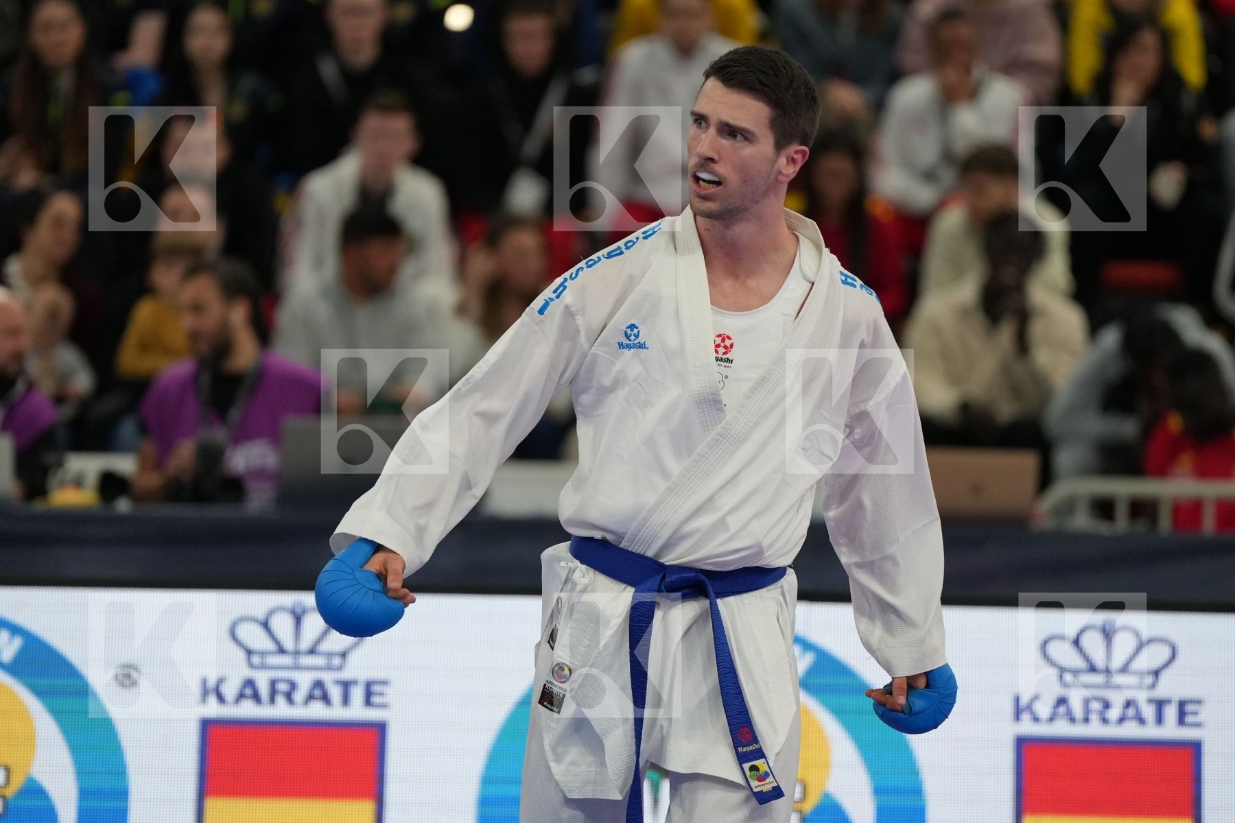 VASADZE LUKA (GEO) vs TIMMERMANS BRIAN (NETHERLAND) in Male Kumite -84 Kg - bronze bout