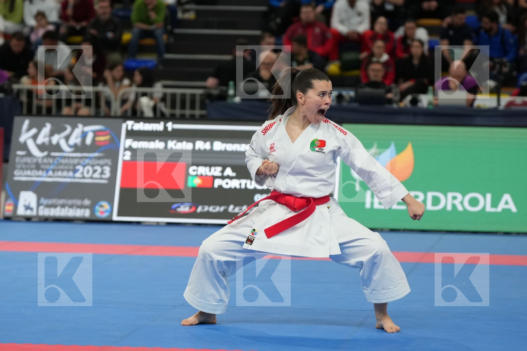 CRUZ ANA (PORTUGAL) in Female Kata - bronze bout