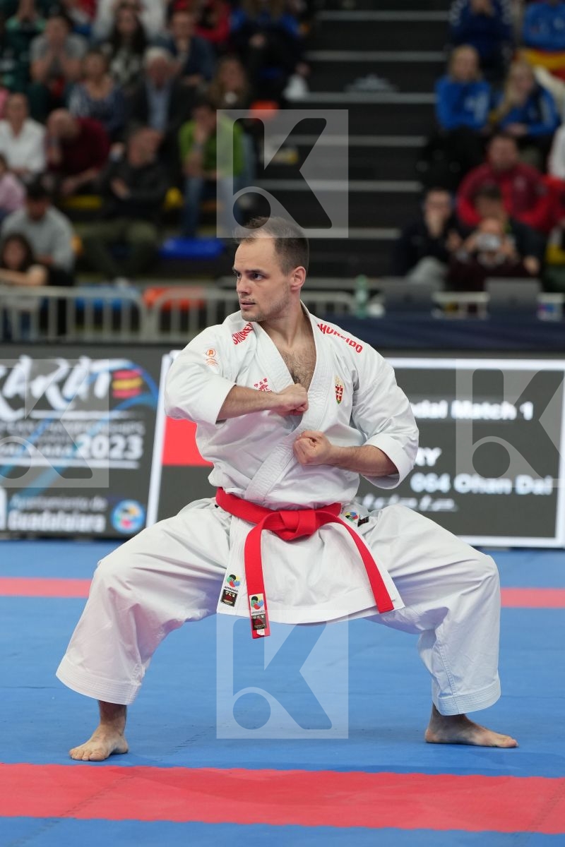 NAGY BOTOND (HUNGARY) in Male Kata - bronze bout