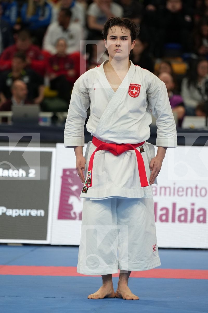 UJIHARA YUKI (SWITZERLAND) in Male Kata - bronze bout