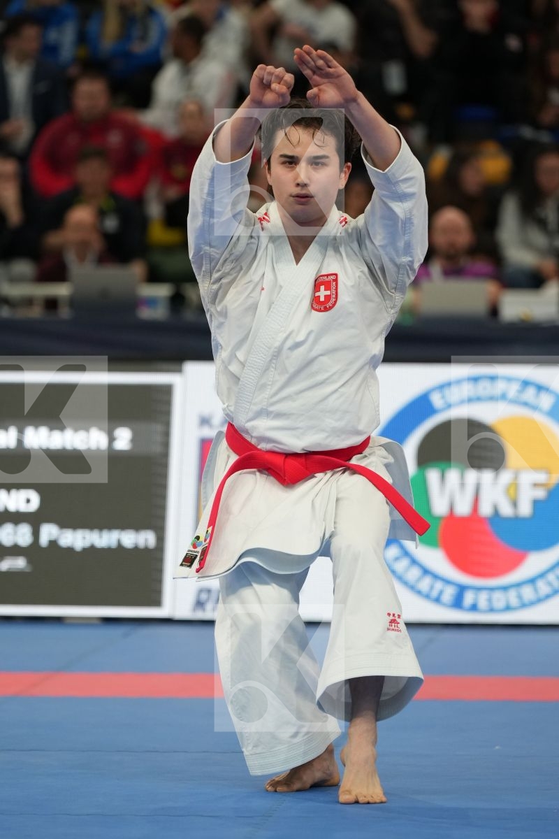 UJIHARA YUKI (SWITZERLAND) in Male Kata - bronze bout
