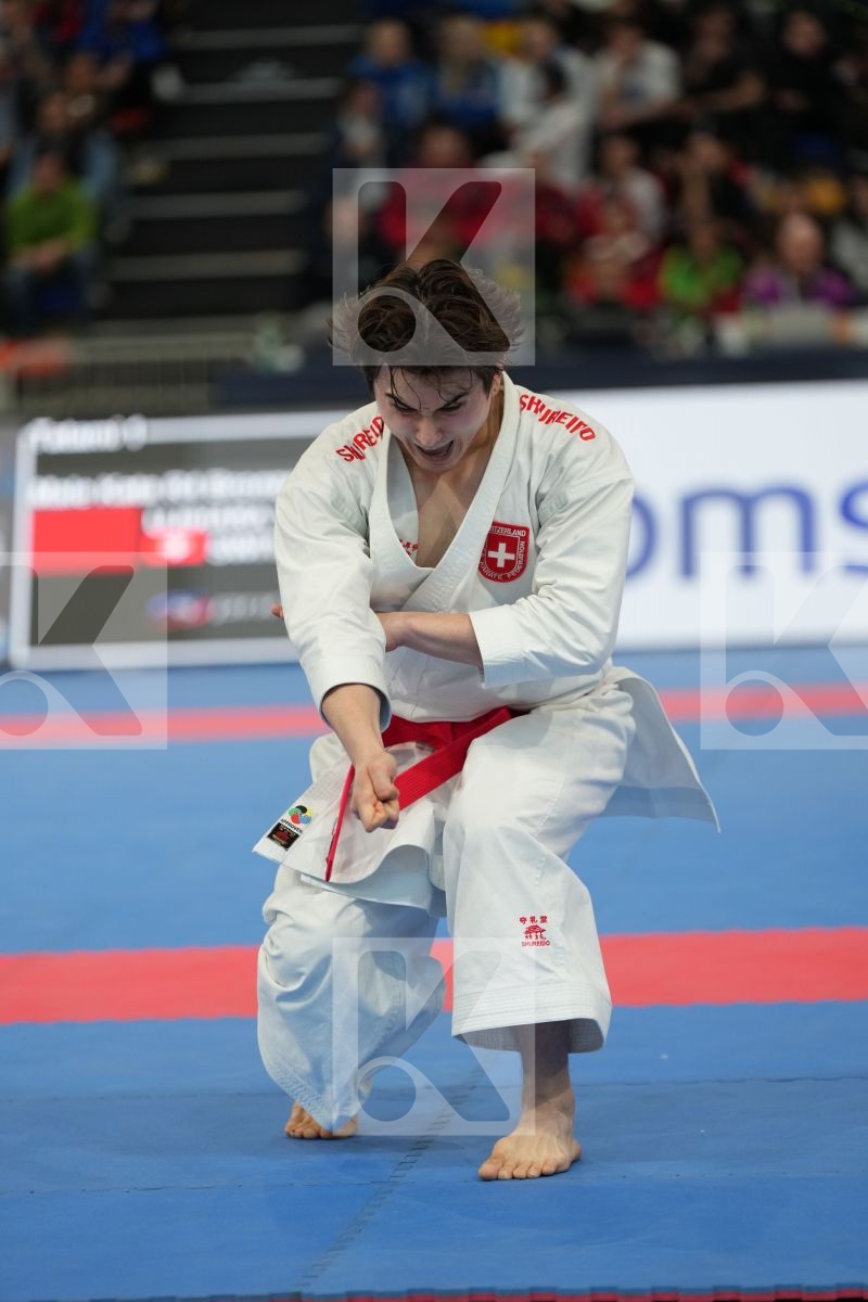 UJIHARA YUKI (SWITZERLAND) in Male Kata - bronze bout