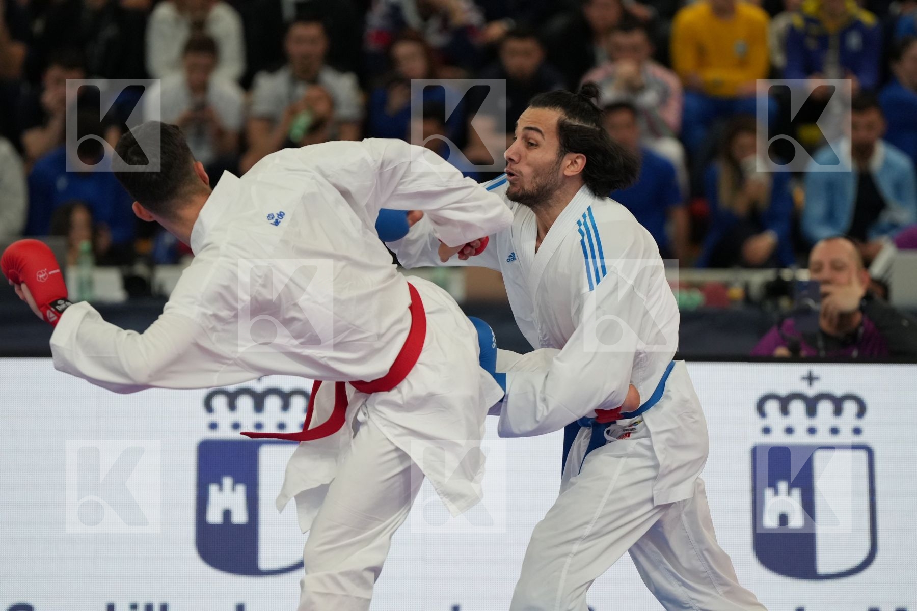 DELESTAL JIMENO FERNANDO (SPAIN) vs UYGUR BURAK (TURKEY) in Male Kumite -67 Kg - bronze bout
