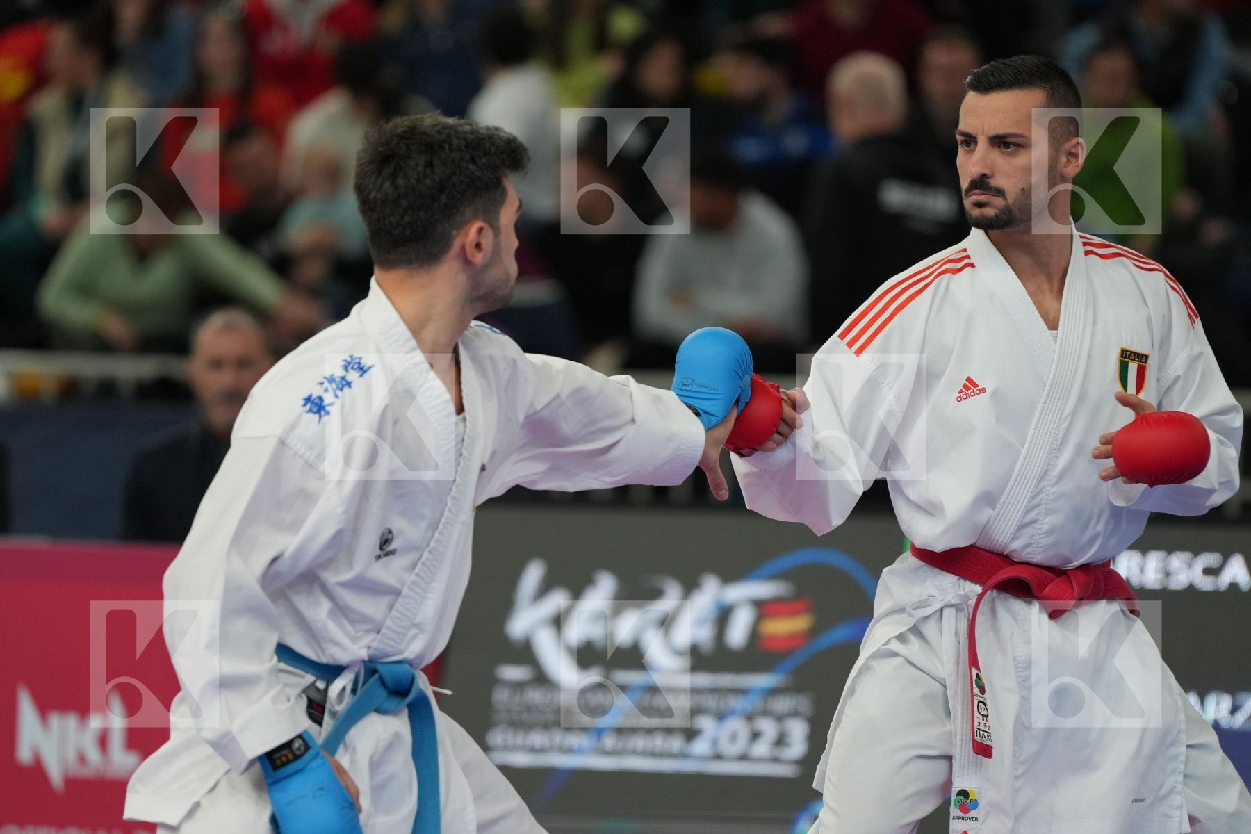 MARESCA LUCA (ITALY) vs AGHALARZADE TURAL (AZERBAIJAN) in Male Kumite -67 Kg - bronze bout