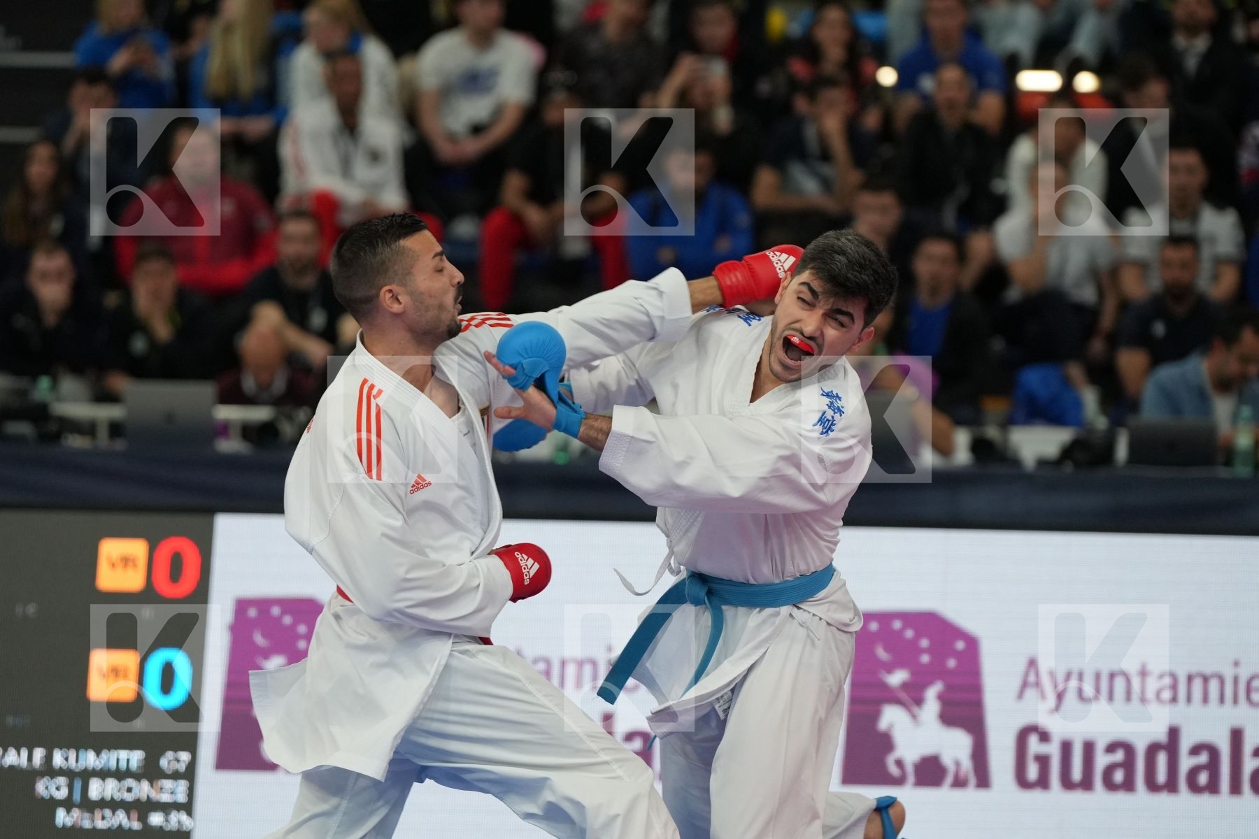MARESCA LUCA (ITALY) vs AGHALARZADE TURAL (AZERBAIJAN) in Male Kumite -67 Kg - bronze bout