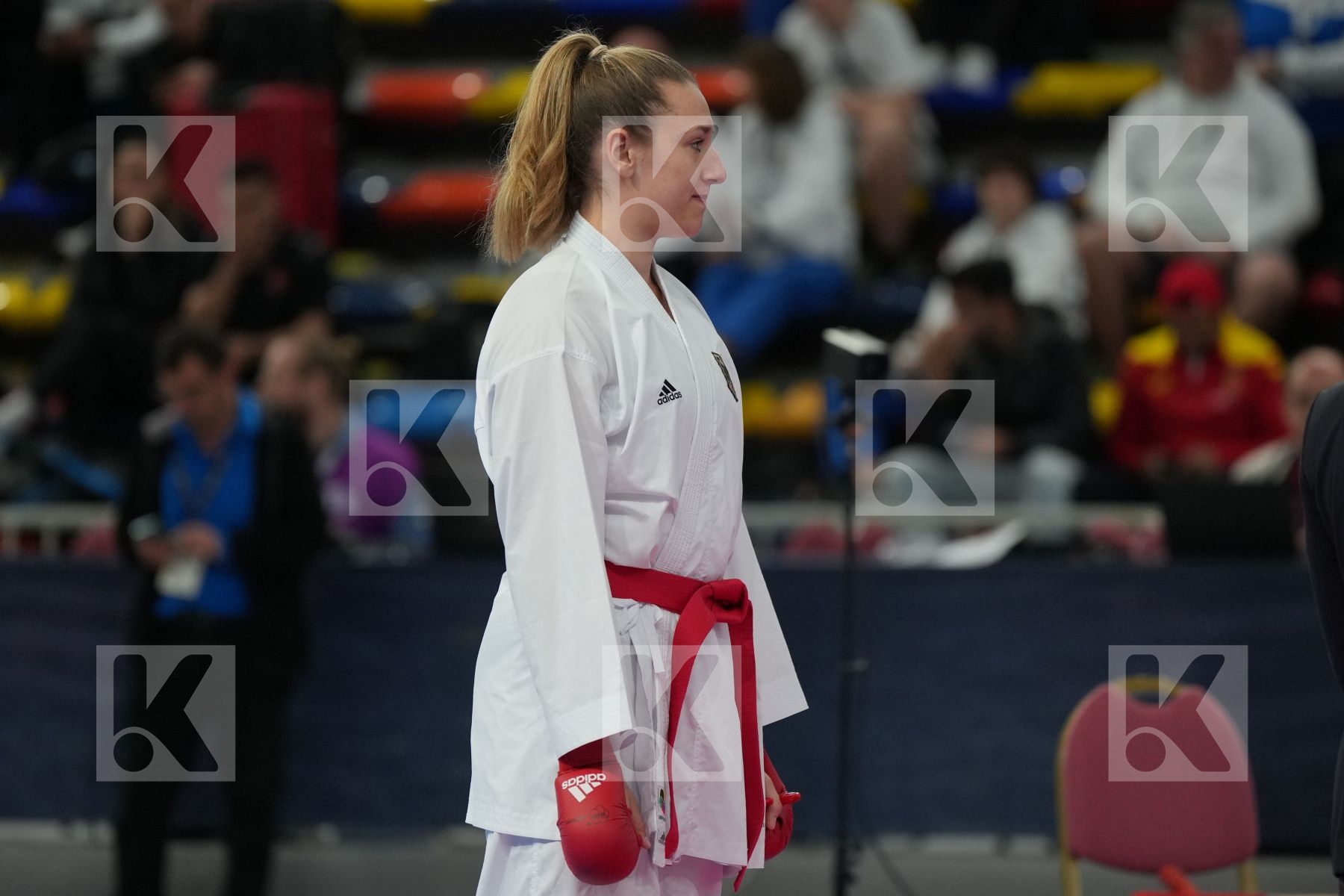 KNEER JOHANNA (GERMANY) in Female Kumite 68+ Kg - Final bout
