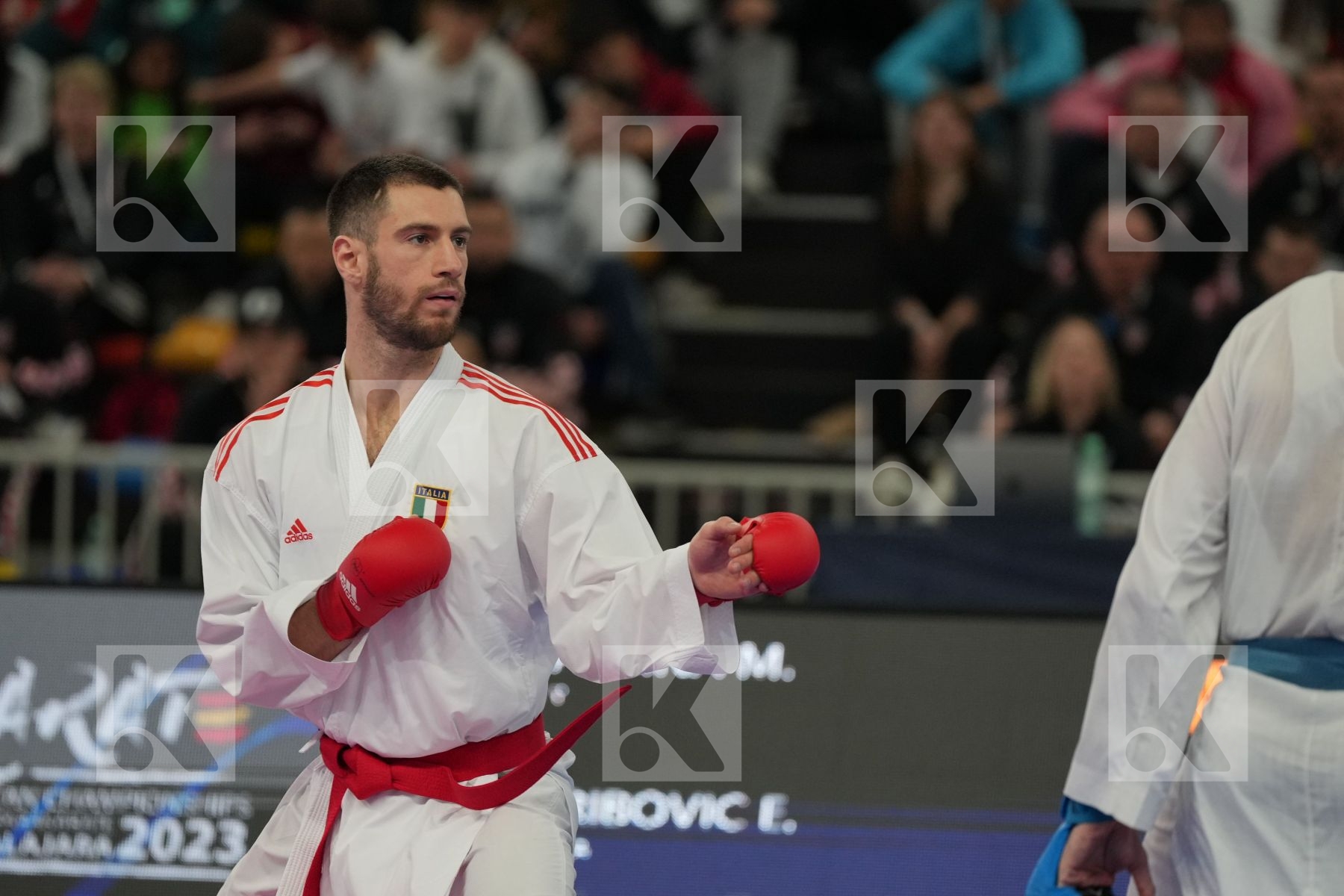 MARTINA MICHELE (ITALY) vs GARIBOVIC ENES (CROATIA) in Male Kumite -84 Kg - Final bout