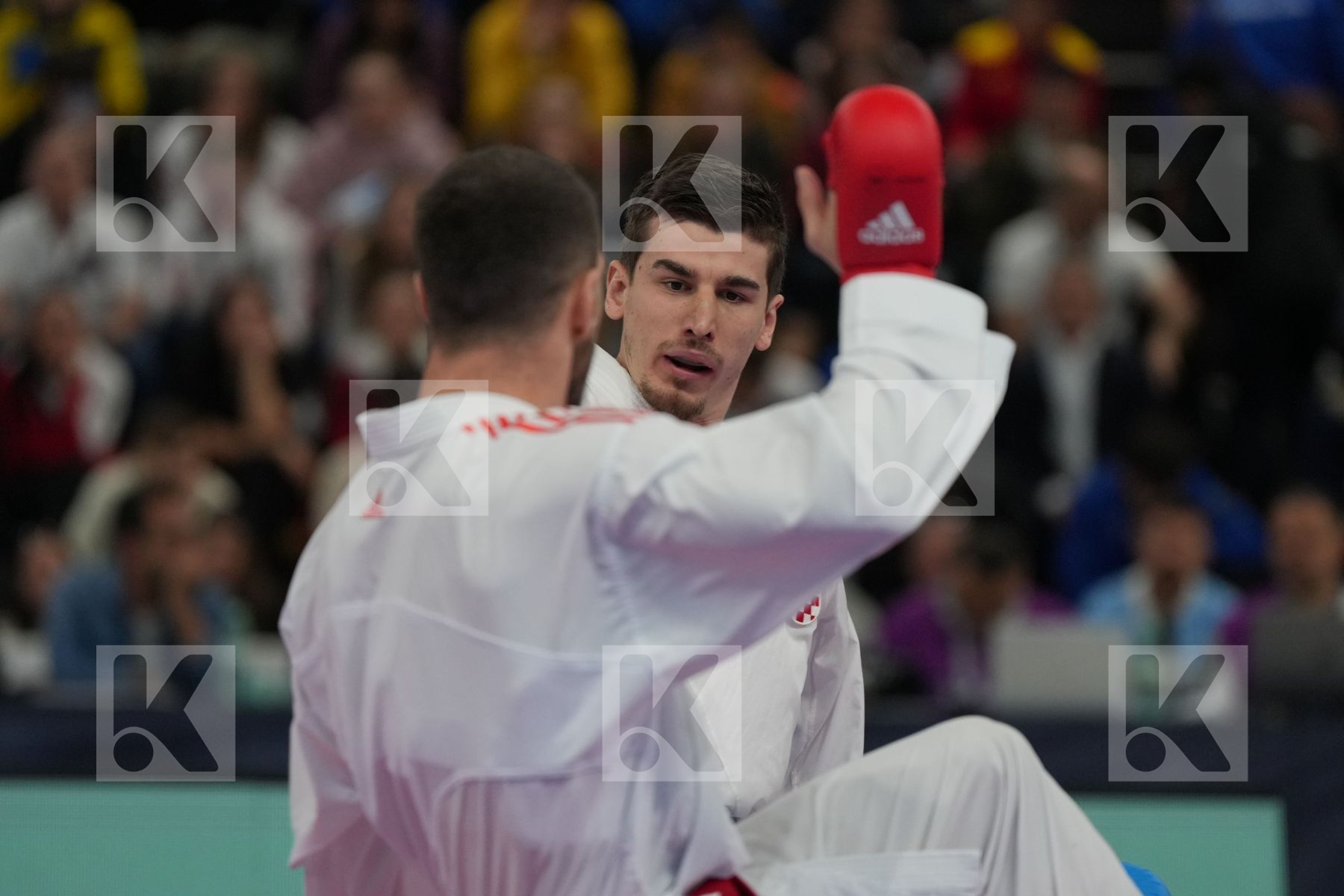 MARTINA MICHELE (ITALY) vs GARIBOVIC ENES (CROATIA) in Male Kumite -84 Kg - Final bout