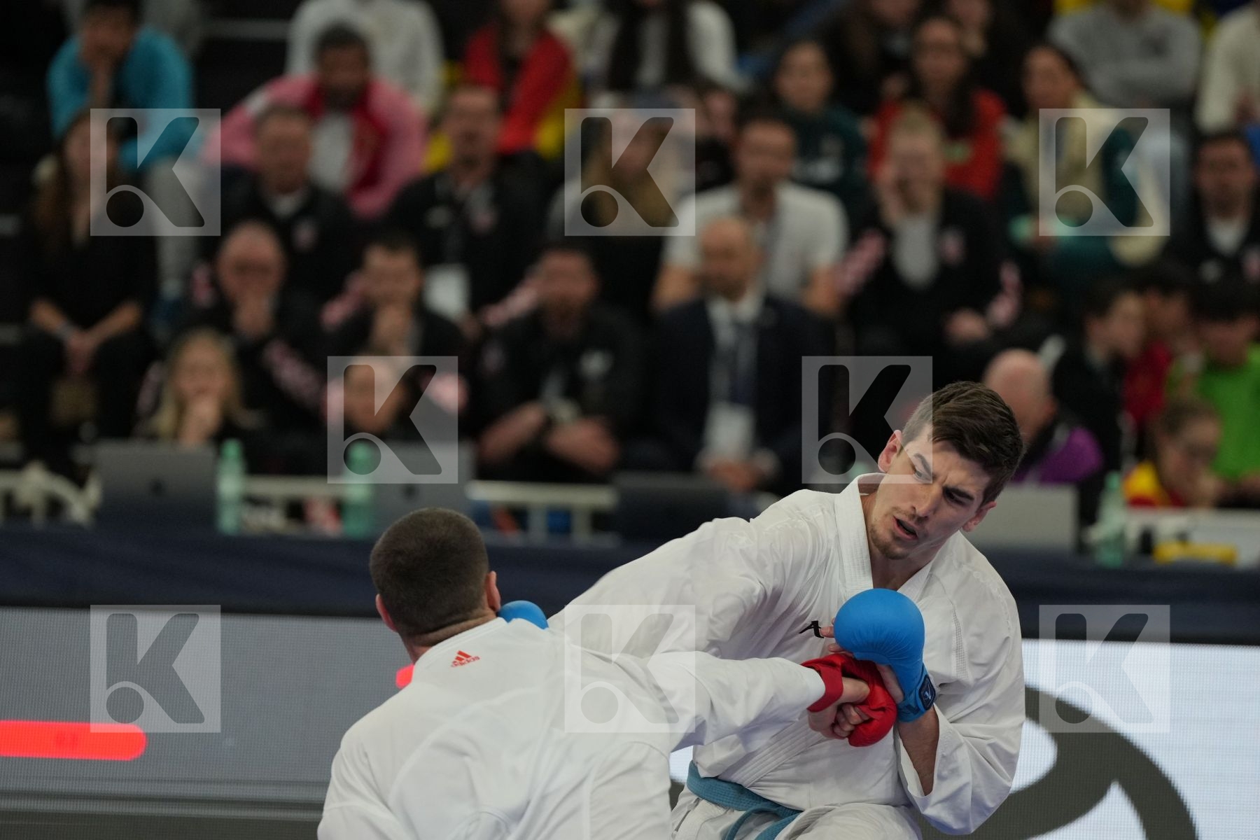 MARTINA MICHELE (ITALY) vs GARIBOVIC ENES (CROATIA) in Male Kumite -84 Kg - Final bout