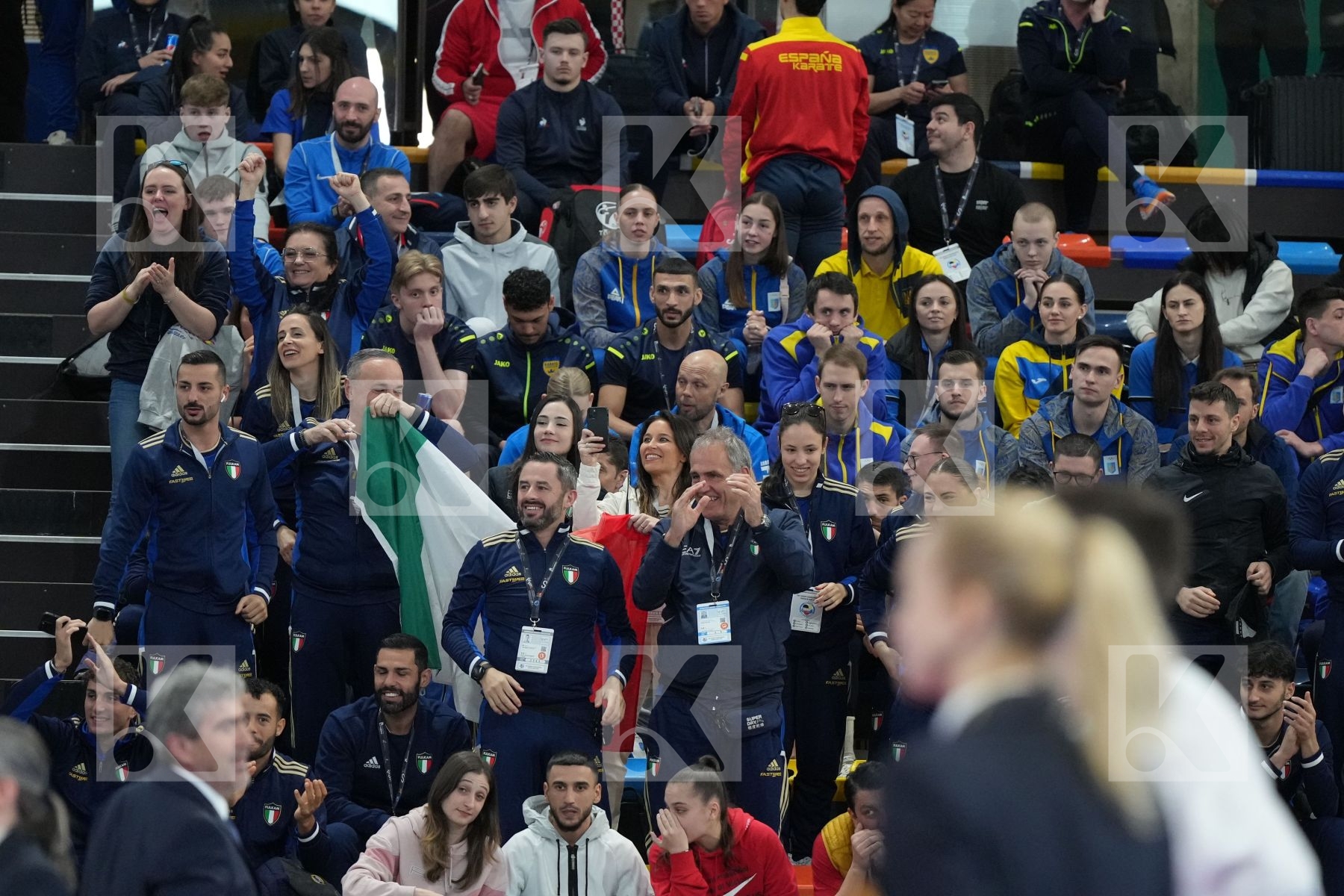 MARTINA MICHELE (ITALY) vs GARIBOVIC ENES (CROATIA) in Male Kumite -84 Kg - Final bout