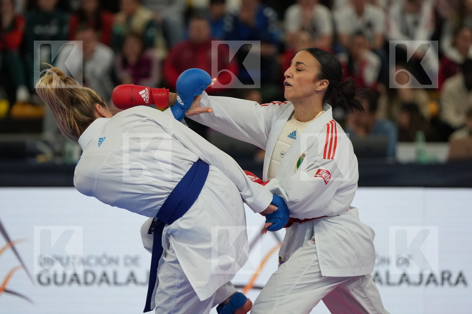 BRUNORI VERONICA (ITALY) vs TERLIUGA ANZHELIKA (UKRAINE) in Female Kumite -55 Kg - Final bout