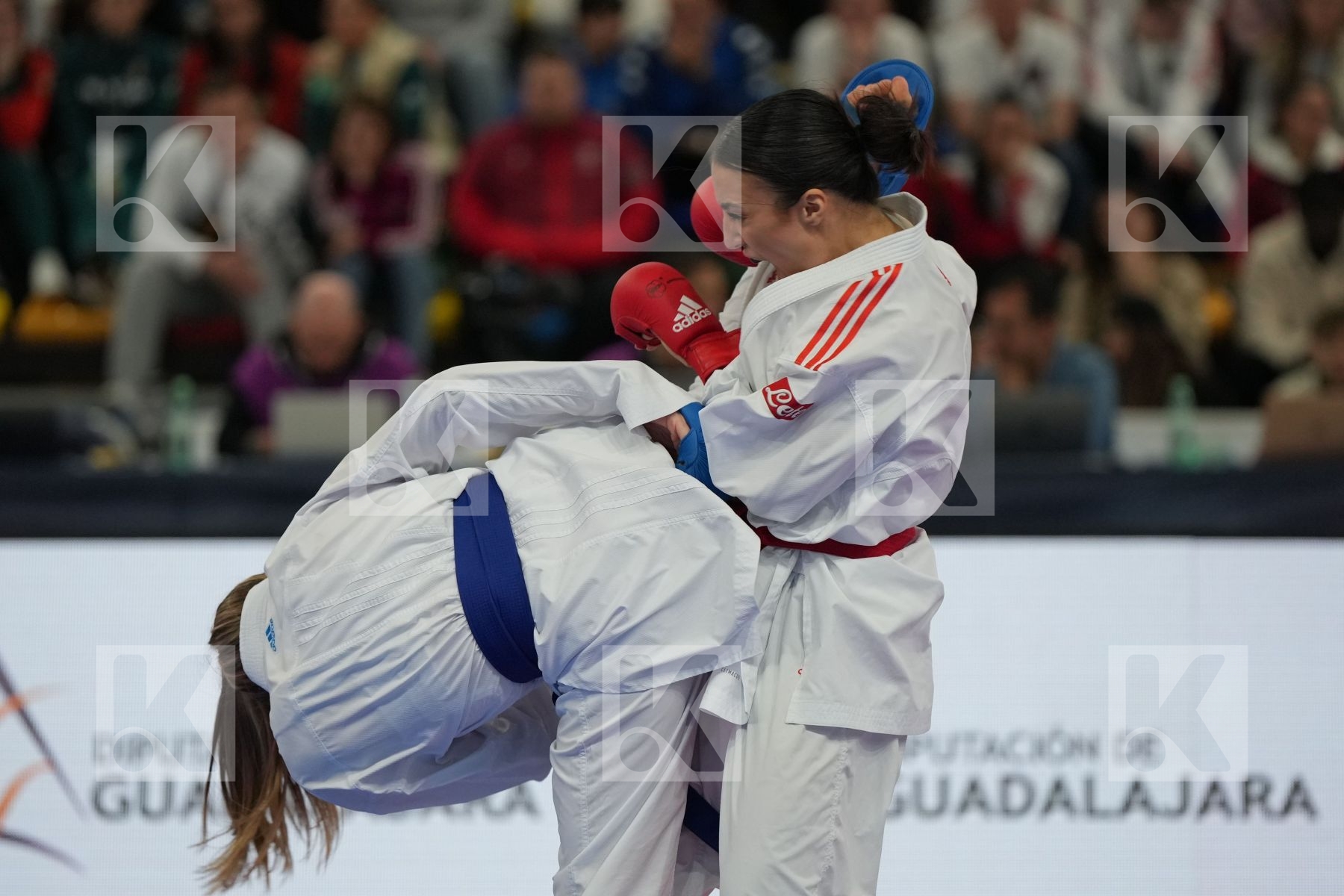 BRUNORI VERONICA (ITALY) vs TERLIUGA ANZHELIKA (UKRAINE) in Female Kumite -55 Kg - Final bout