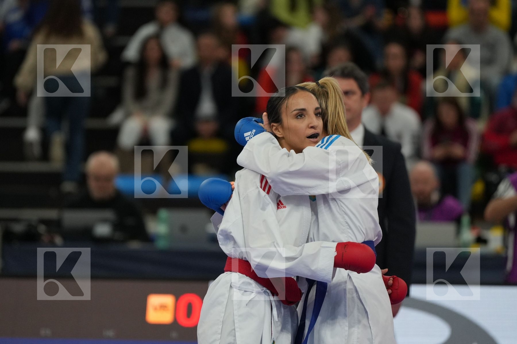 BRUNORI VERONICA (ITALY) vs TERLIUGA ANZHELIKA (UKRAINE) in Female Kumite -55 Kg - Final bout