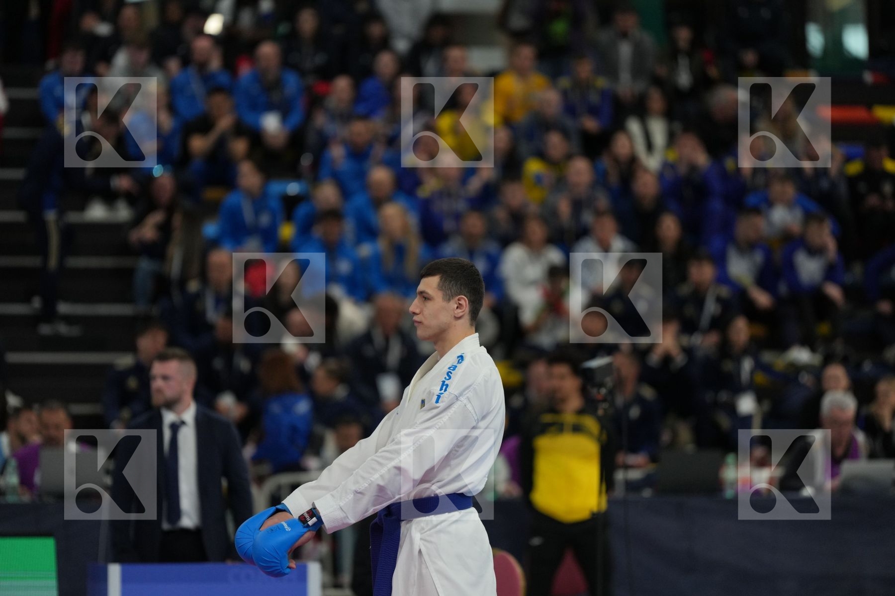 ELTEMUR ERMAN (TURKEY) vs ZAPLITNYI ANDRII (UKRAINE) in Male Kumite -75 Kg - Final bout