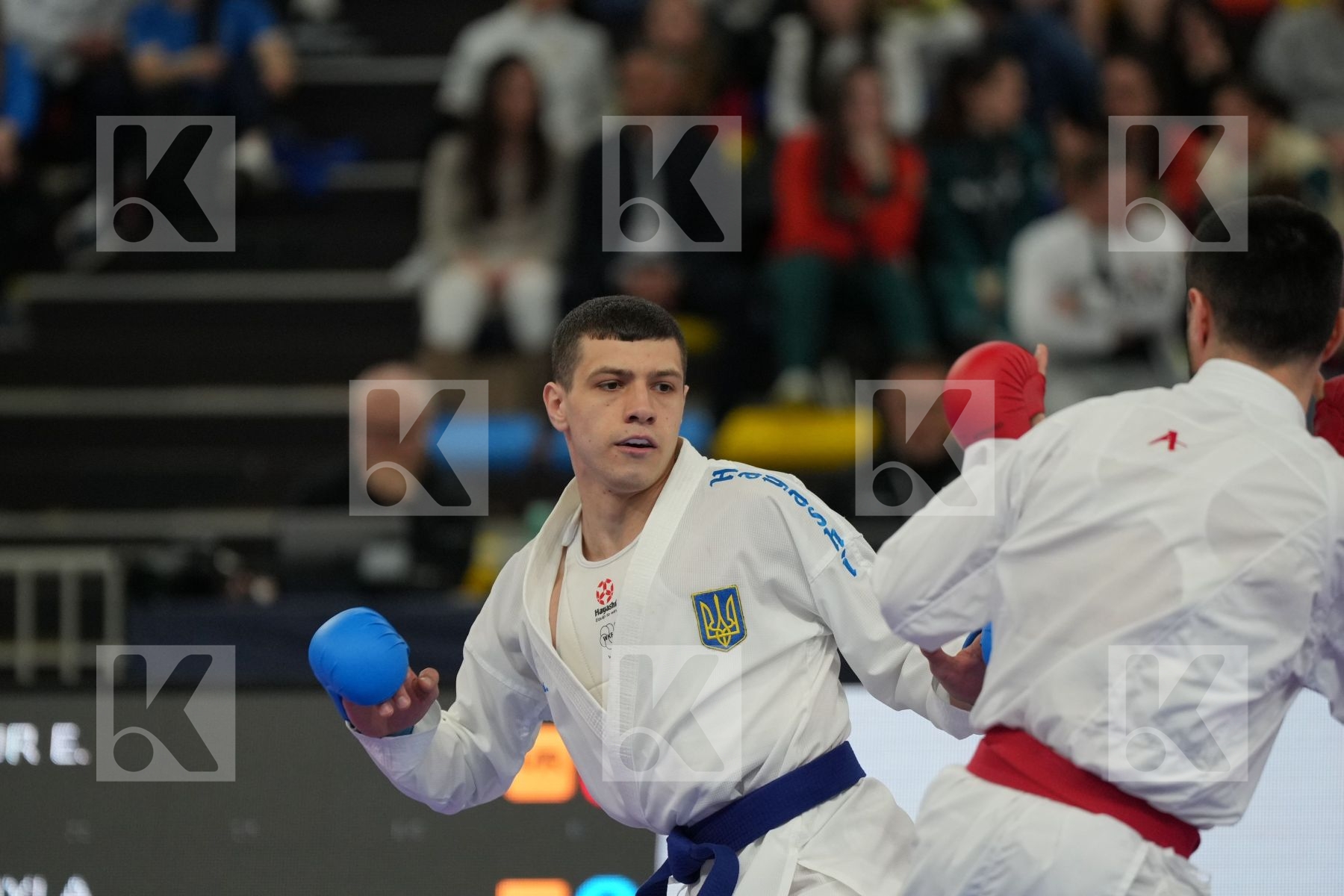 ELTEMUR ERMAN (TURKEY) vs ZAPLITNYI ANDRII (UKRAINE) in Male Kumite -75 Kg - Final bout