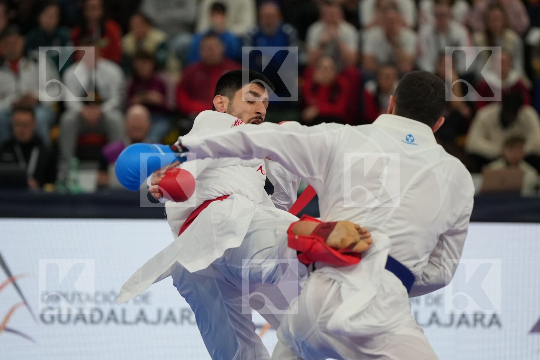 ELTEMUR ERMAN (TURKEY) vs ZAPLITNYI ANDRII (UKRAINE) in Male Kumite -75 Kg - Final bout