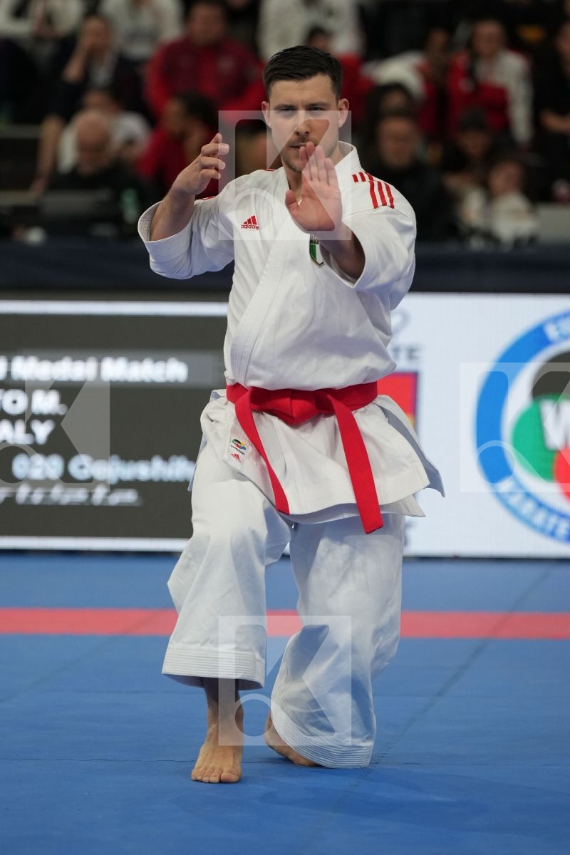 BUSATO MATTIA (ITALY) in Male Kata - Final bout