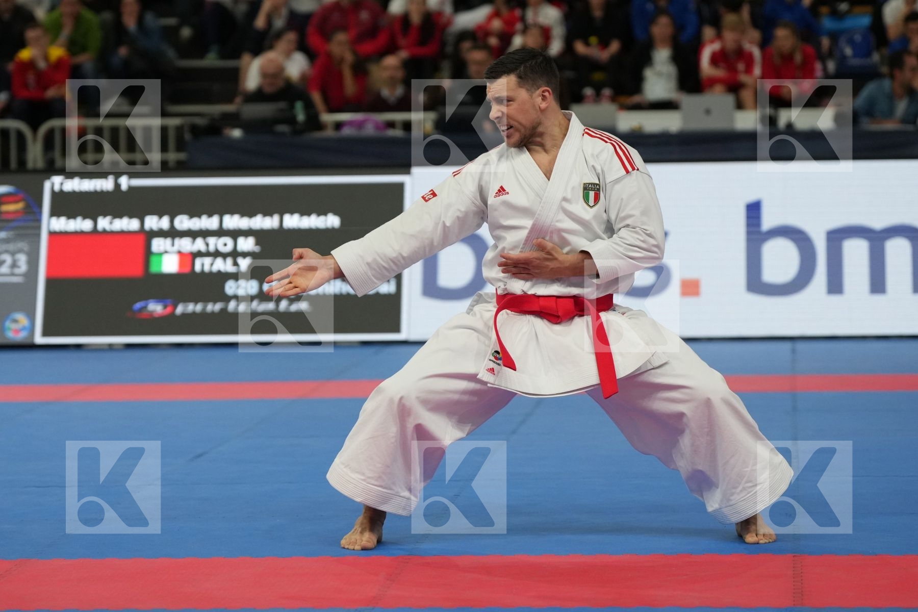 BUSATO MATTIA (ITALY) in Male Kata - Final bout