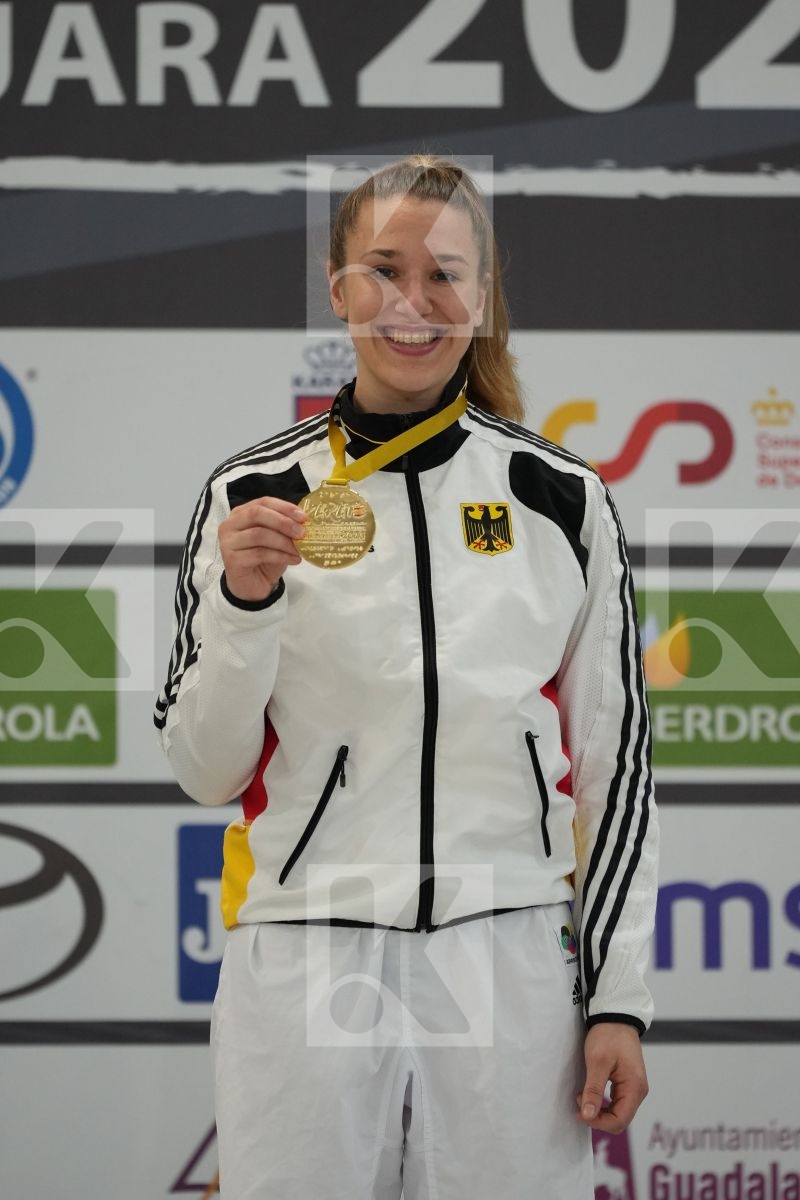 Female Kumite 68+ Kg - Podium ceremony