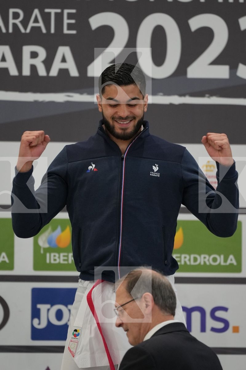 Male Kumite 84+ Kg - Podium ceremony