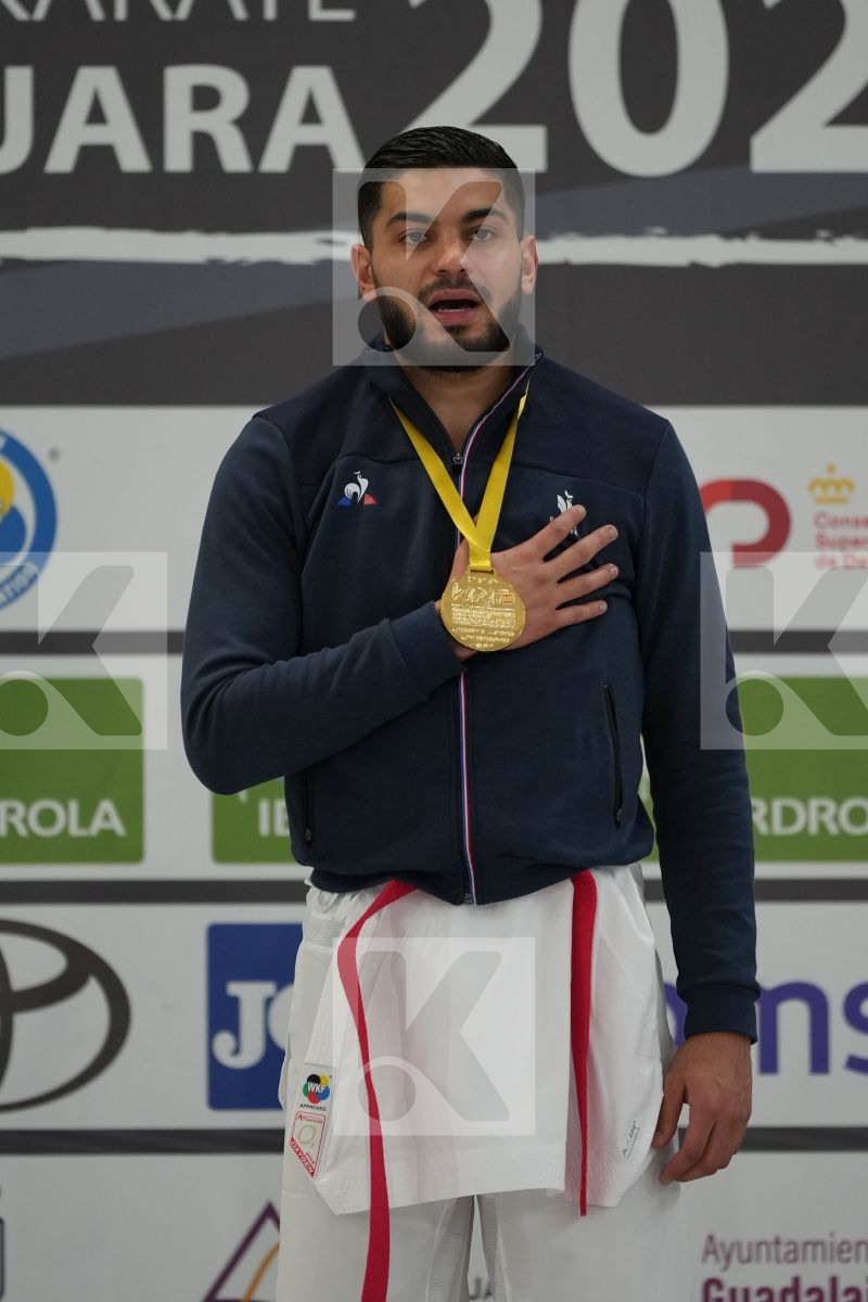 Male Kumite 84+ Kg - Podium ceremony