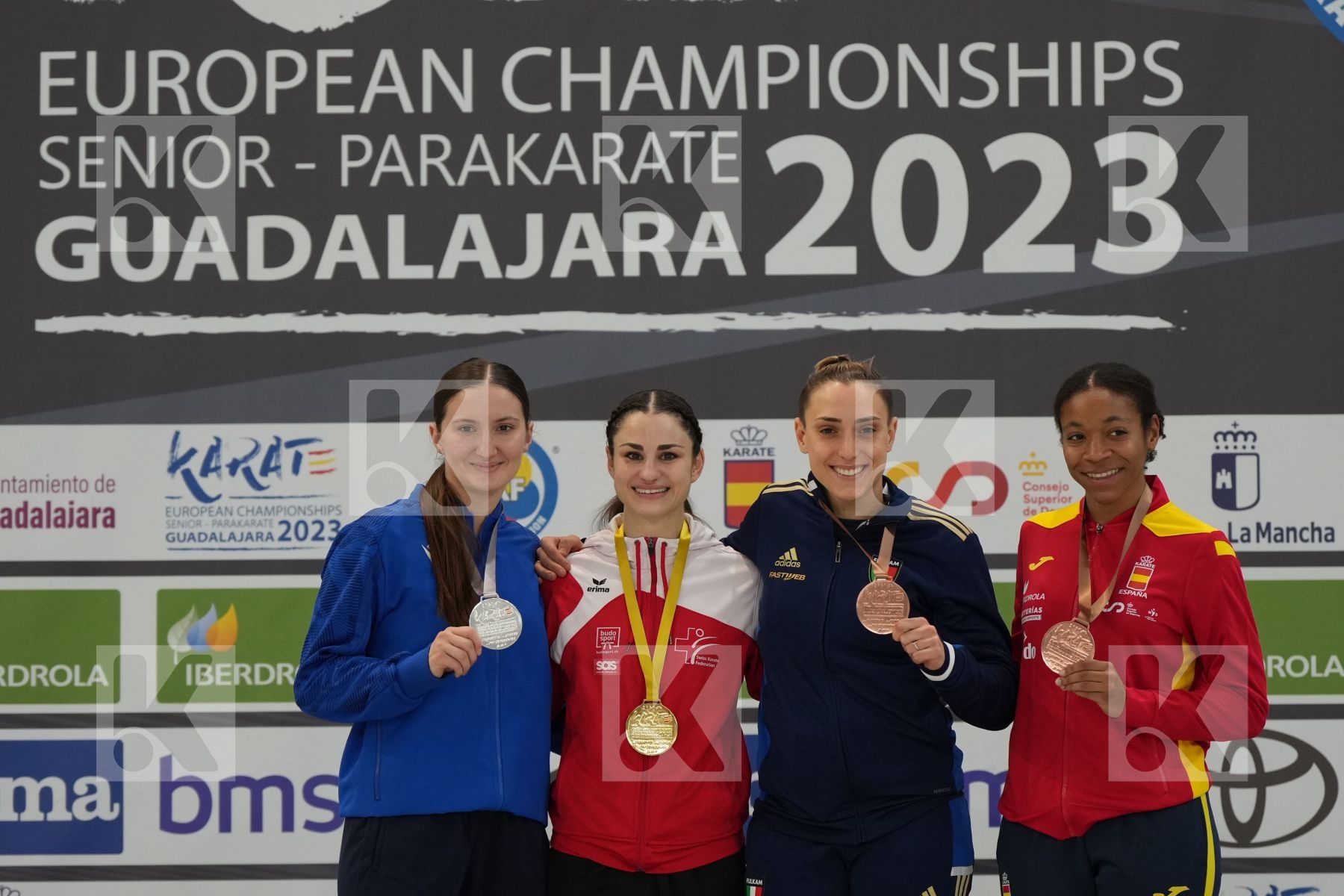 Female Kumite -68 Kg - Podium ceremony