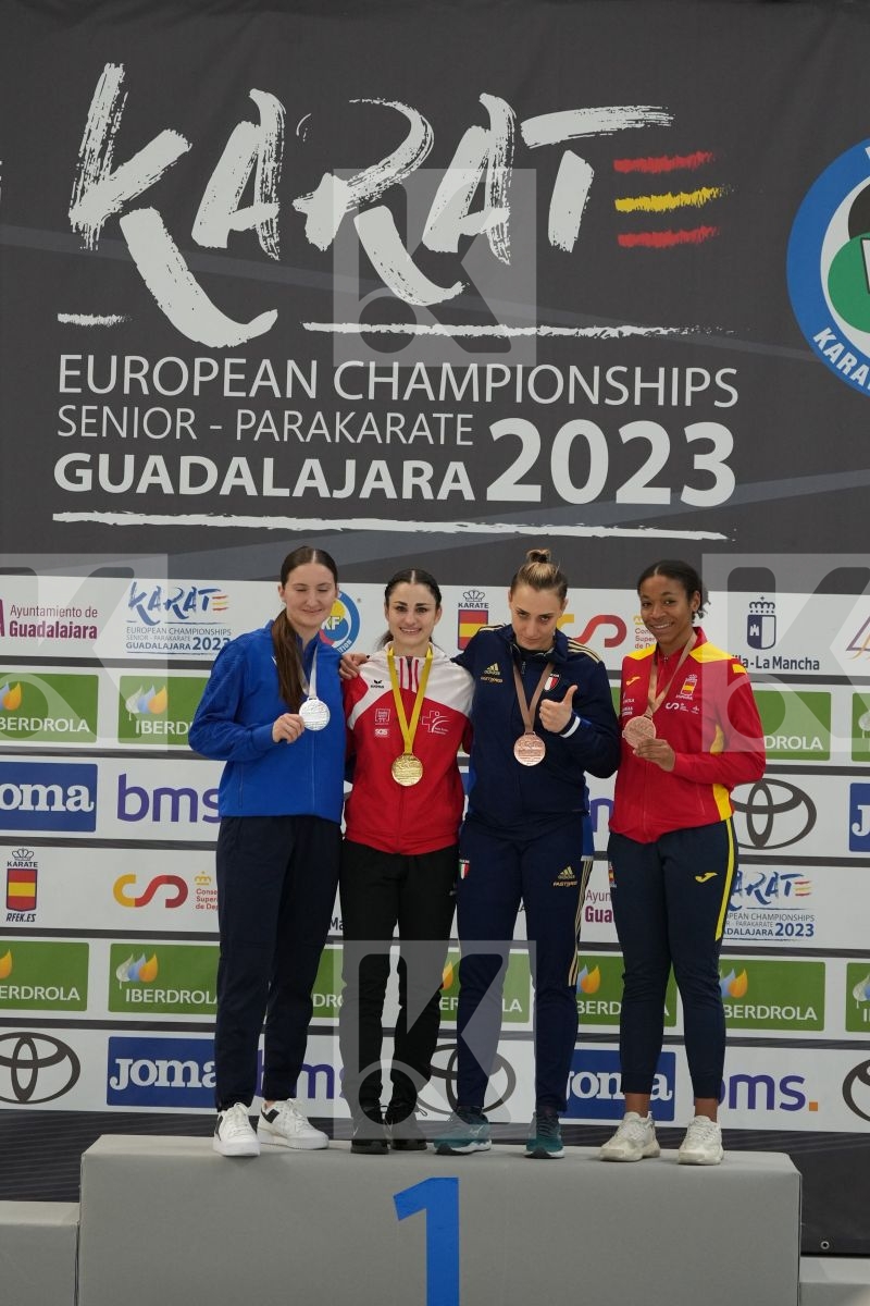 Female Kumite -68 Kg - Podium ceremony