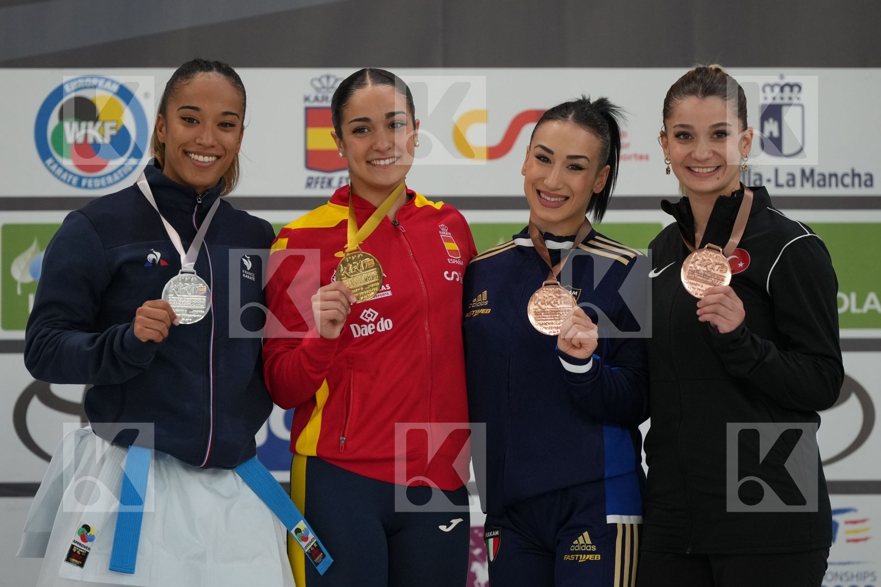 Female Kata - Podium ceremony