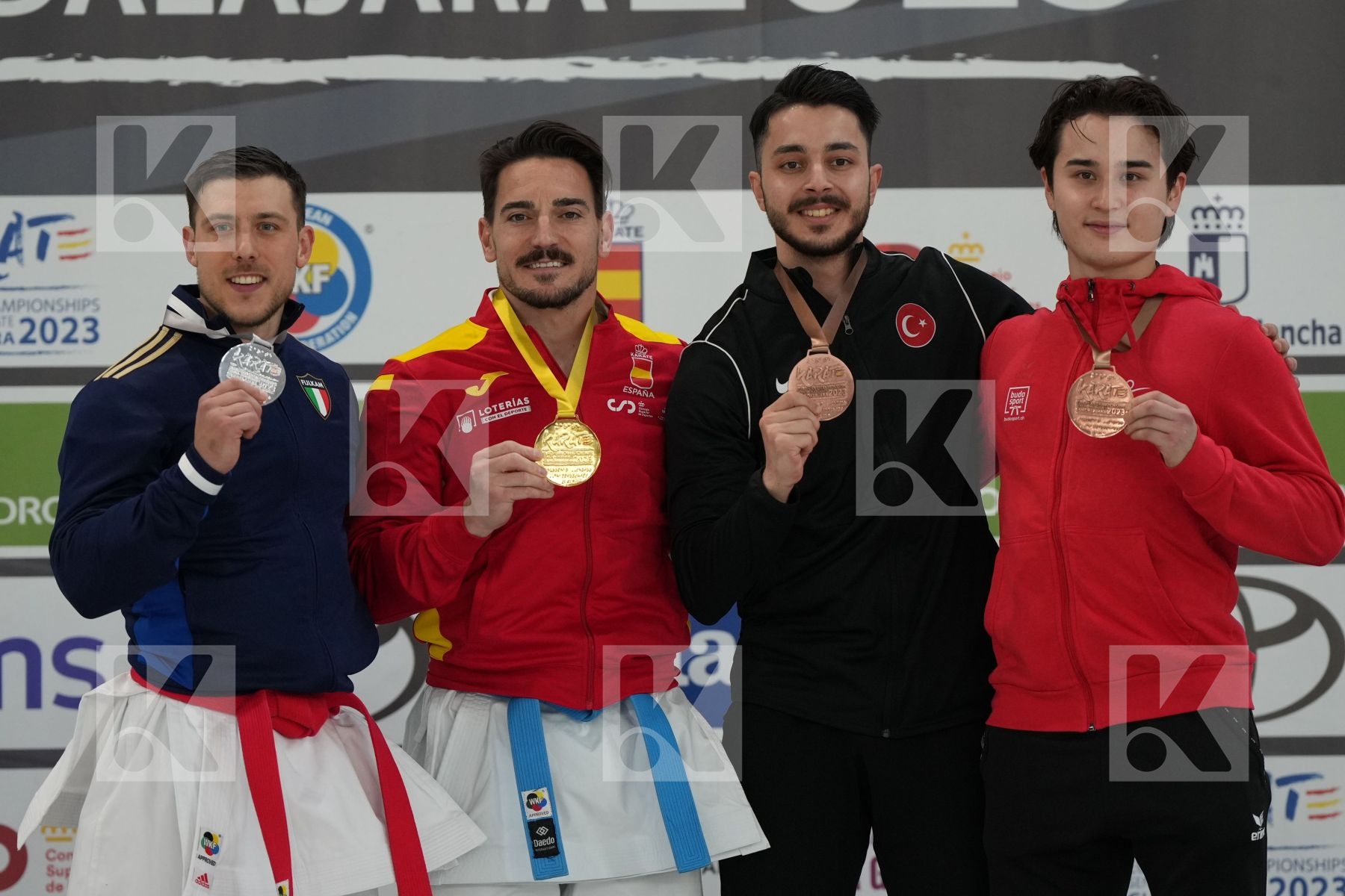 Male Kata - Podium ceremony